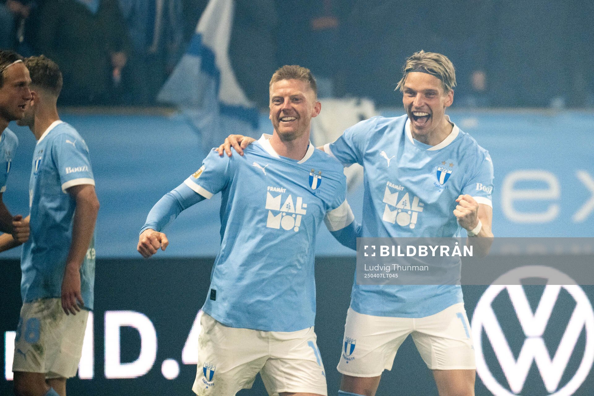 Malmö FFs Anders Bleg Christiansen och Jens Stryger Larsen
