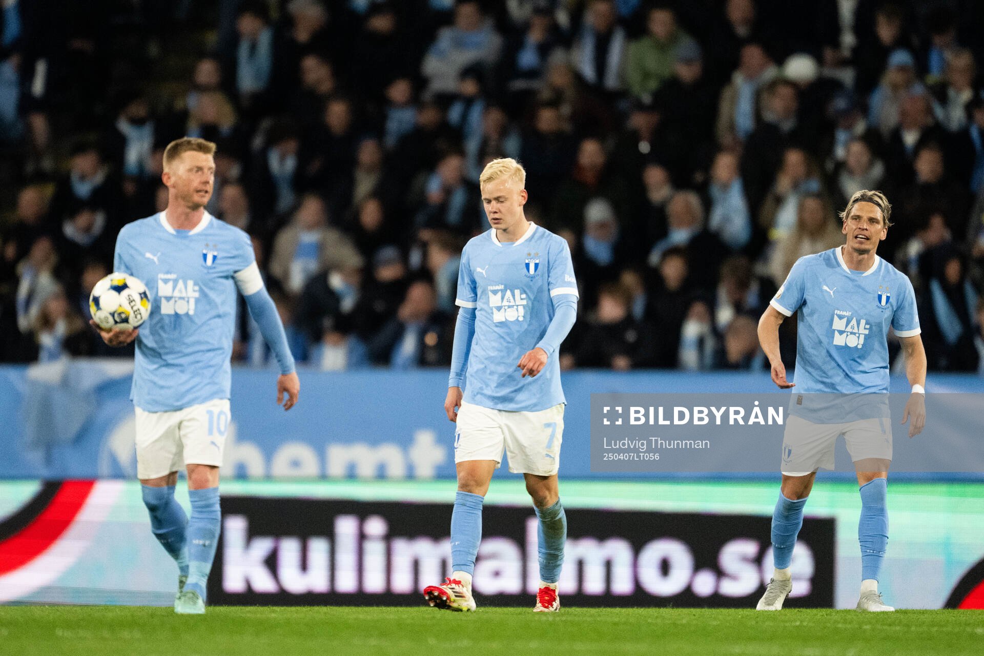 Malmö FFs Anders Bleg Christiansen, Otto Rosengren och