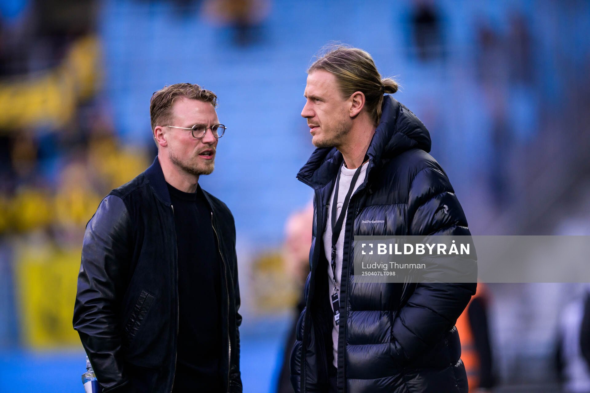 Elfsborgs tränare Oscar Hiljemark och Johan Dahlin
