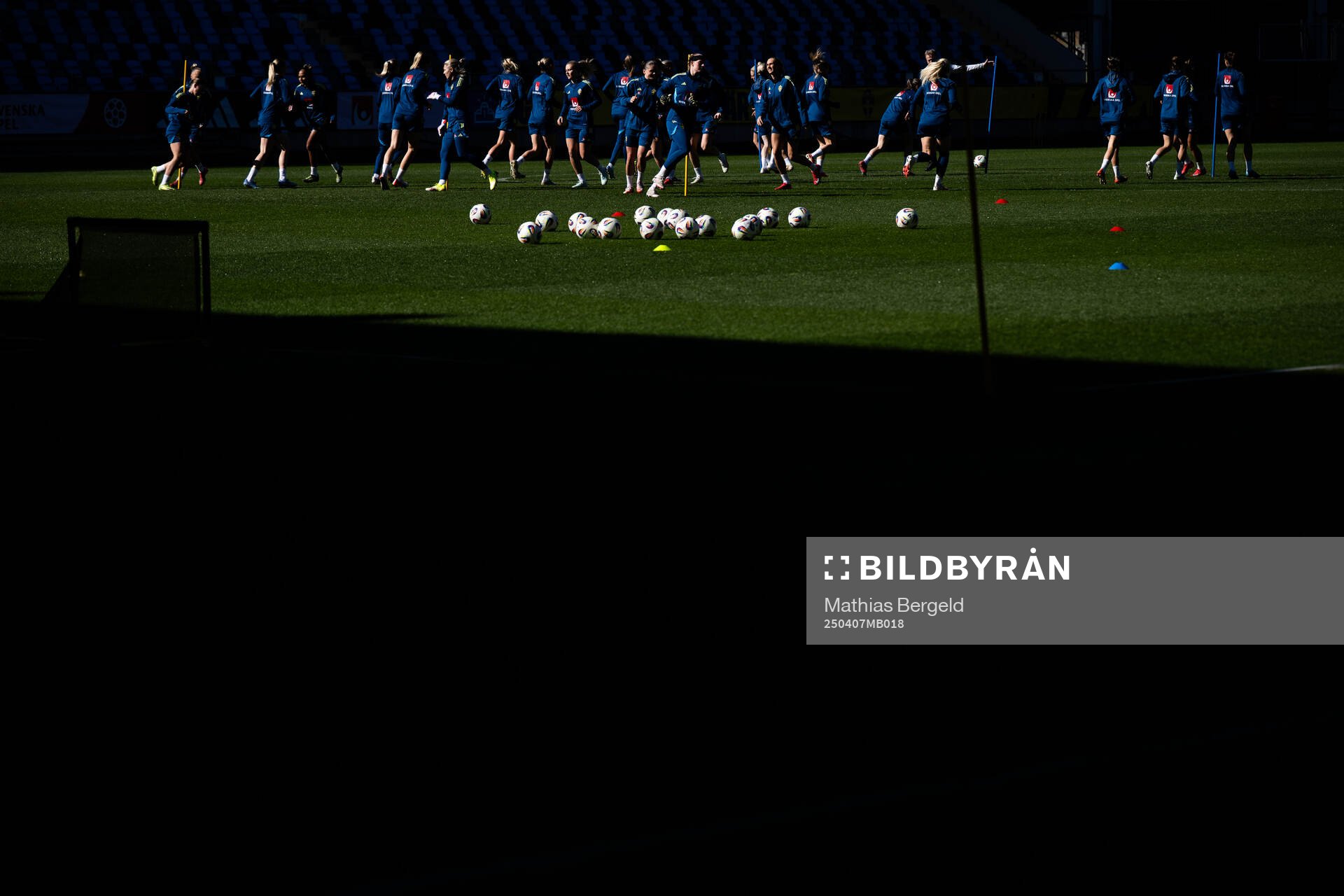 Players of the Swedish women's national football team