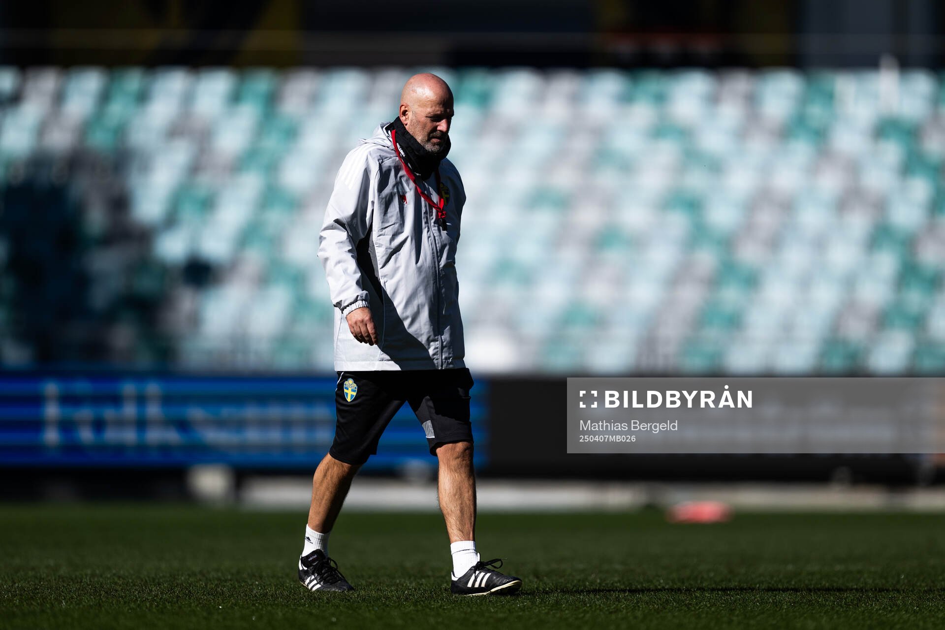 Assistant coach Magnus Wikman of the Swedish women's