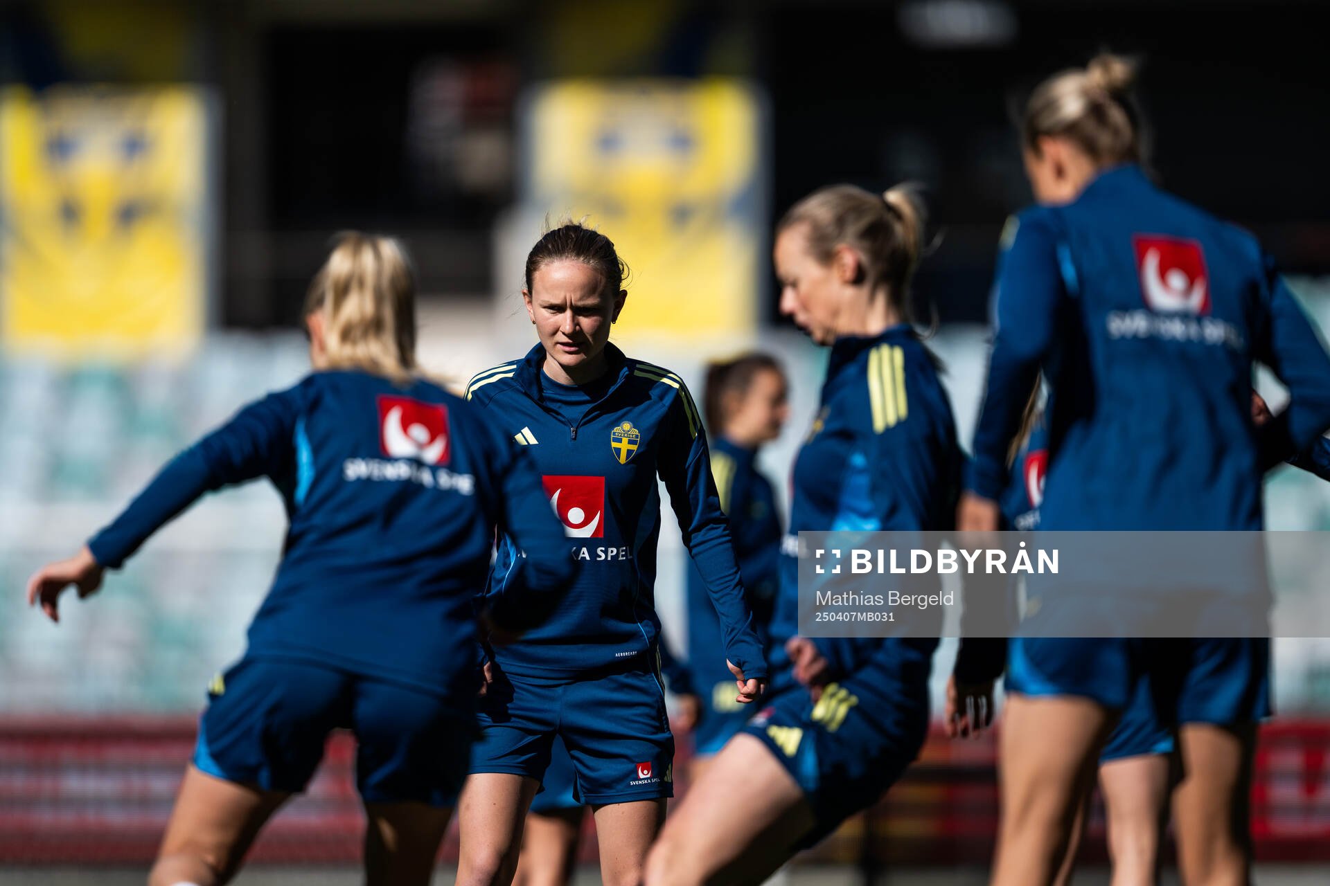 Matilda Vinberg of the Swedish women's national football