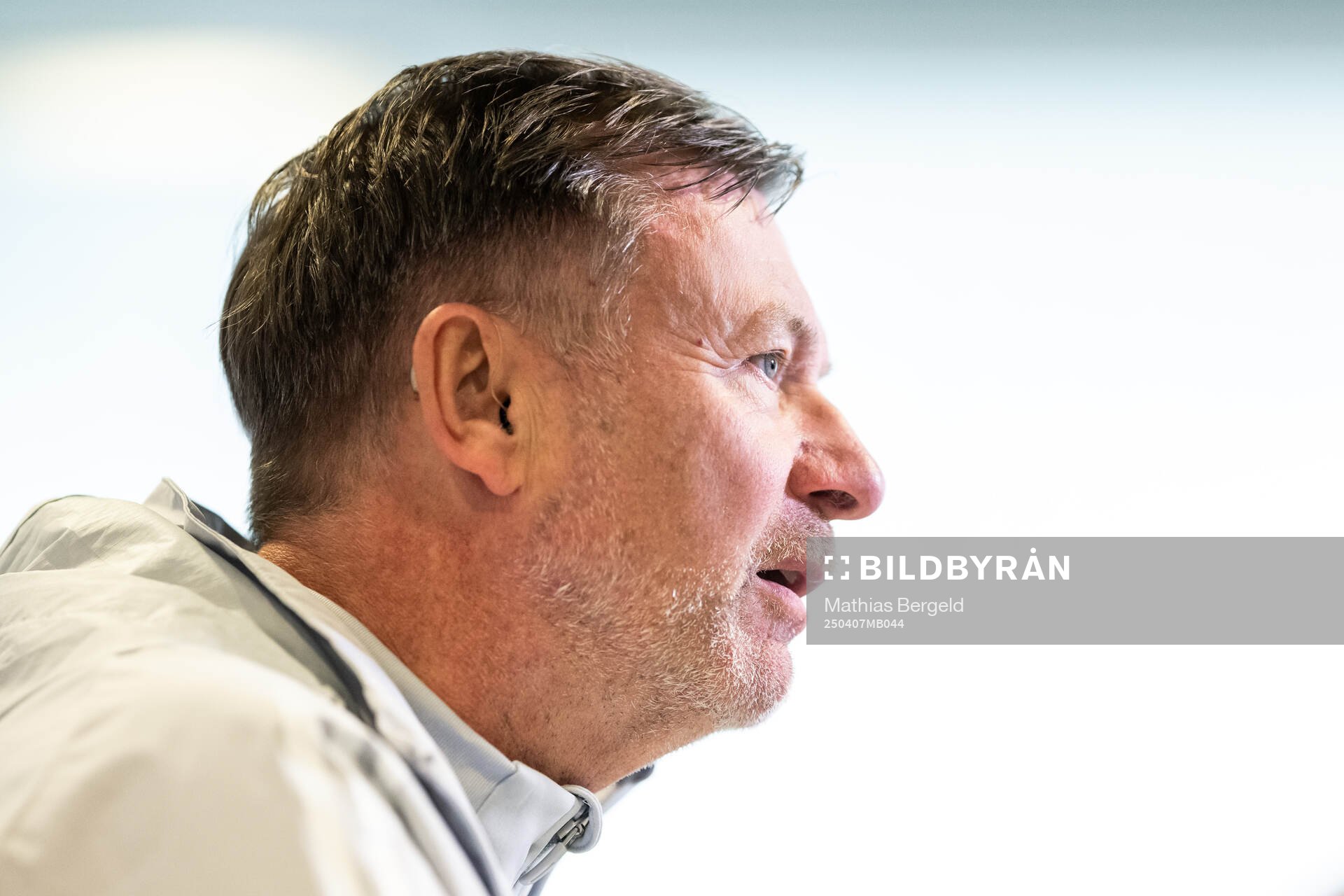 Head coach Peter Gerhardsson of the Swedish women's