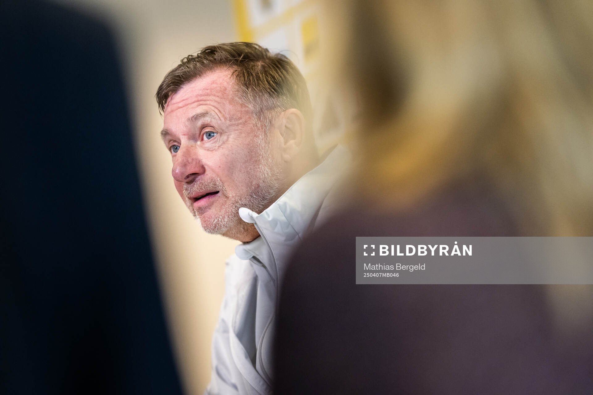 Head coach Peter Gerhardsson of the Swedish women's