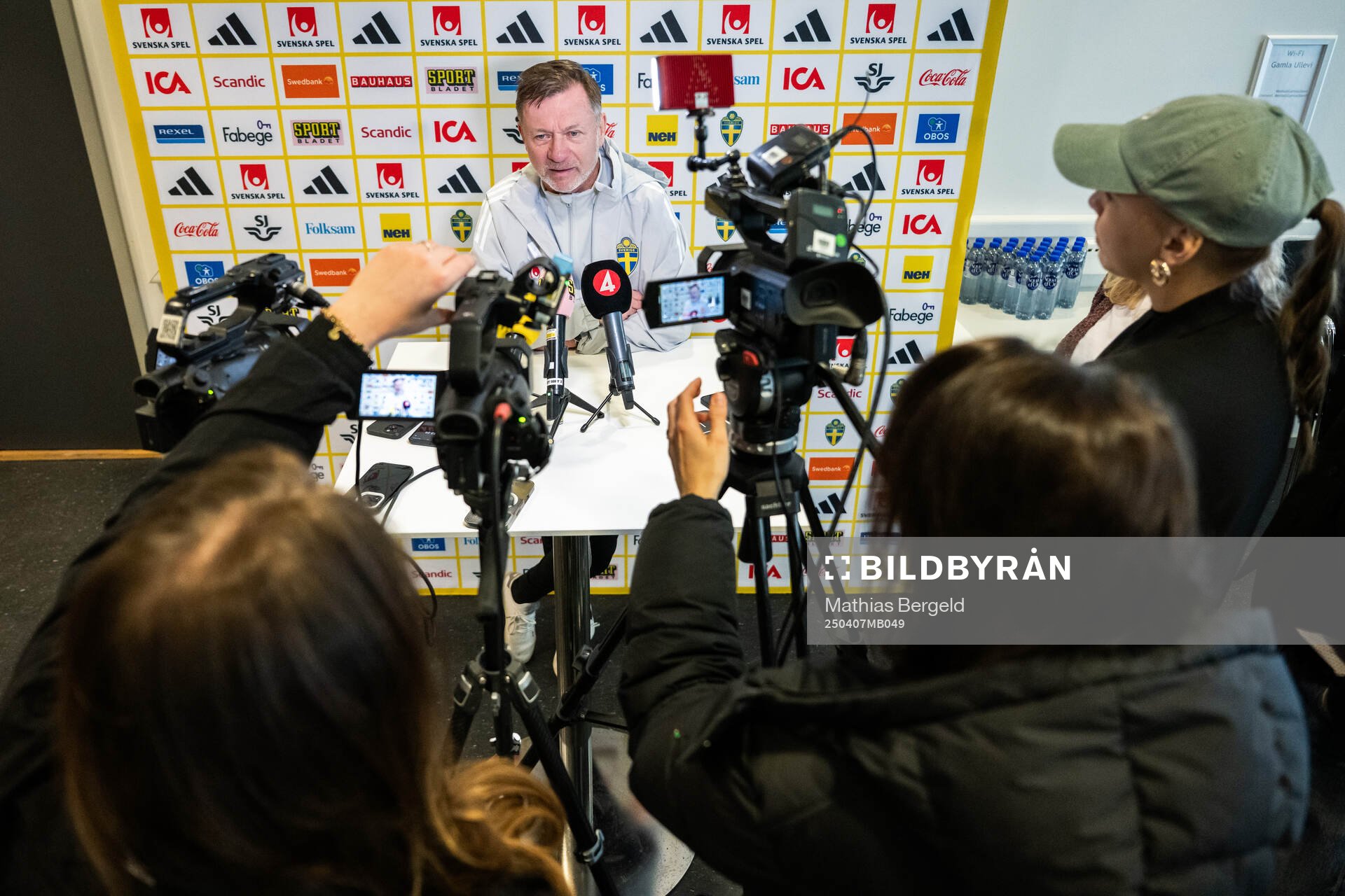 Head coach Peter Gerhardsson of the Swedish women's