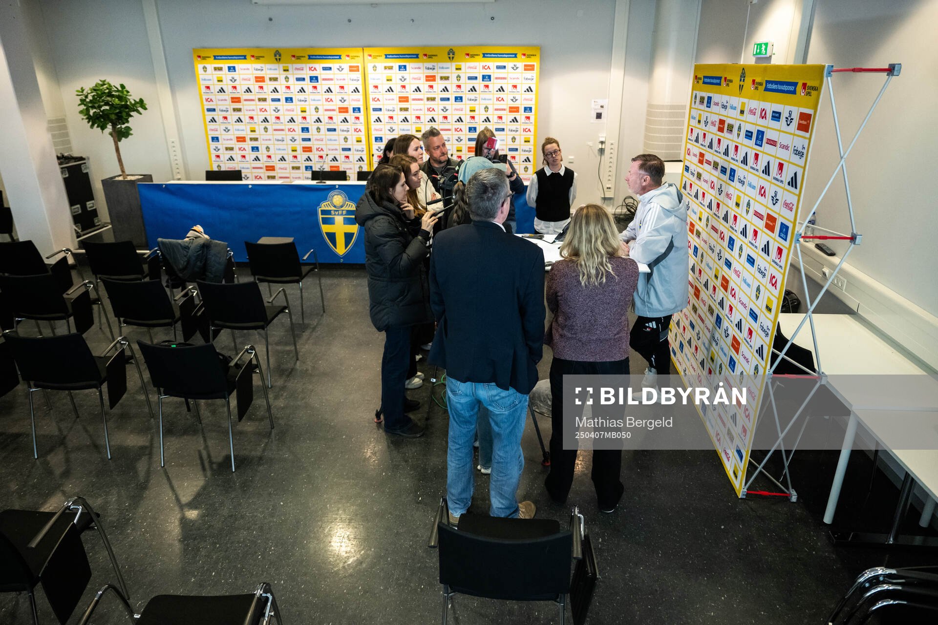 Head coach Peter Gerhardsson of the Swedish women's