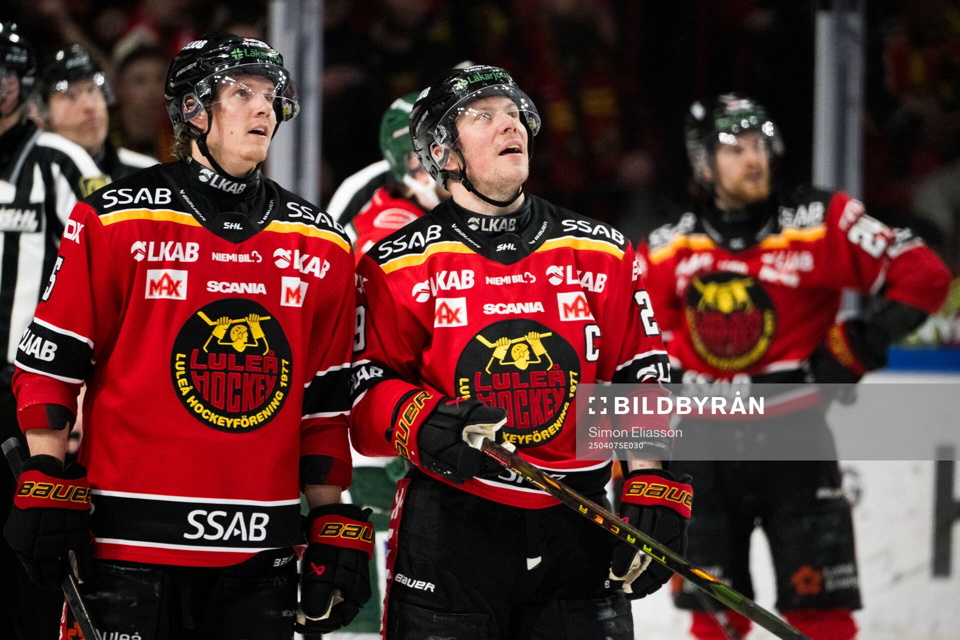 Luleås Marcus Hardegård och Erik Gustafsson