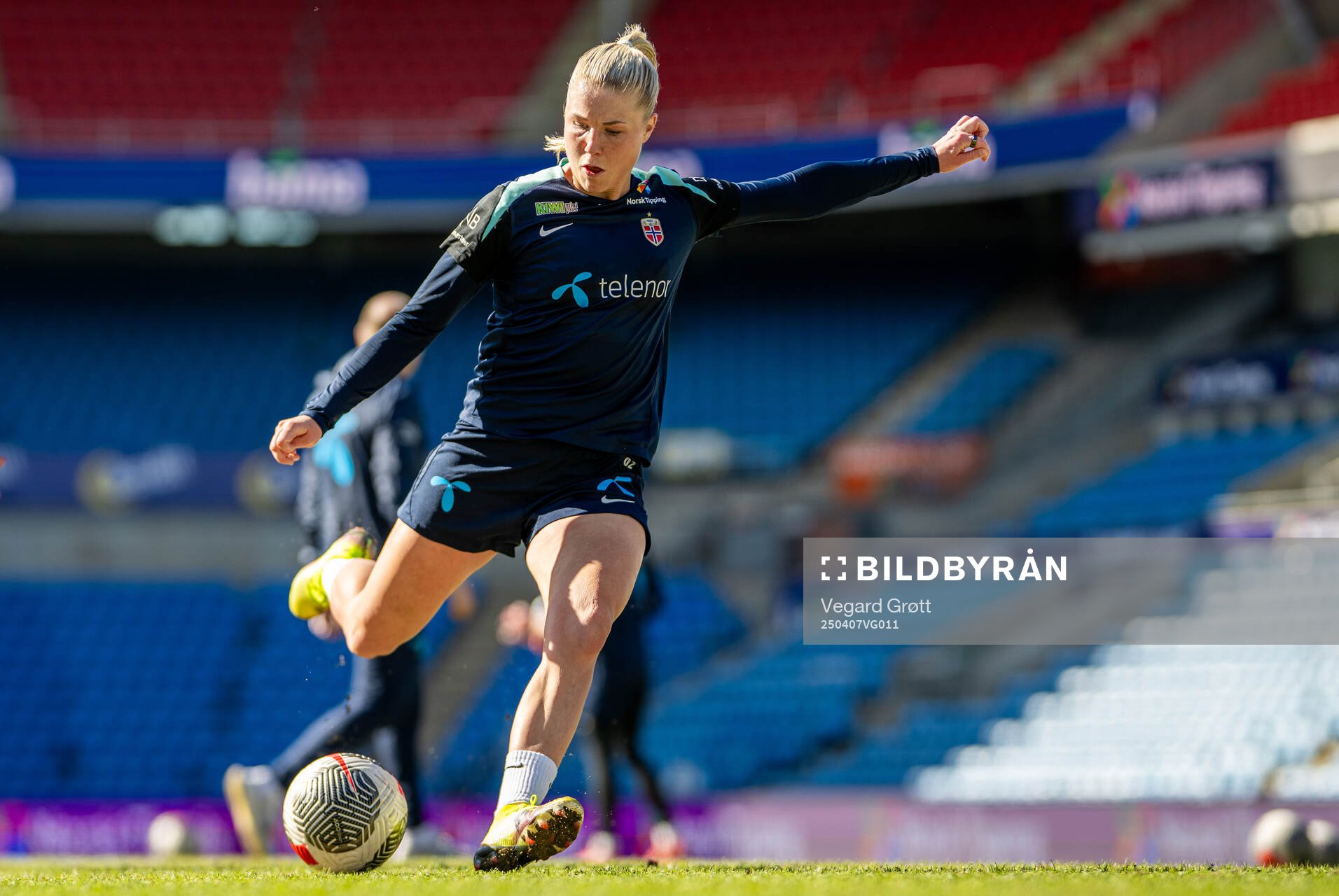 Sophie Román Haug of the Norwegian women's national