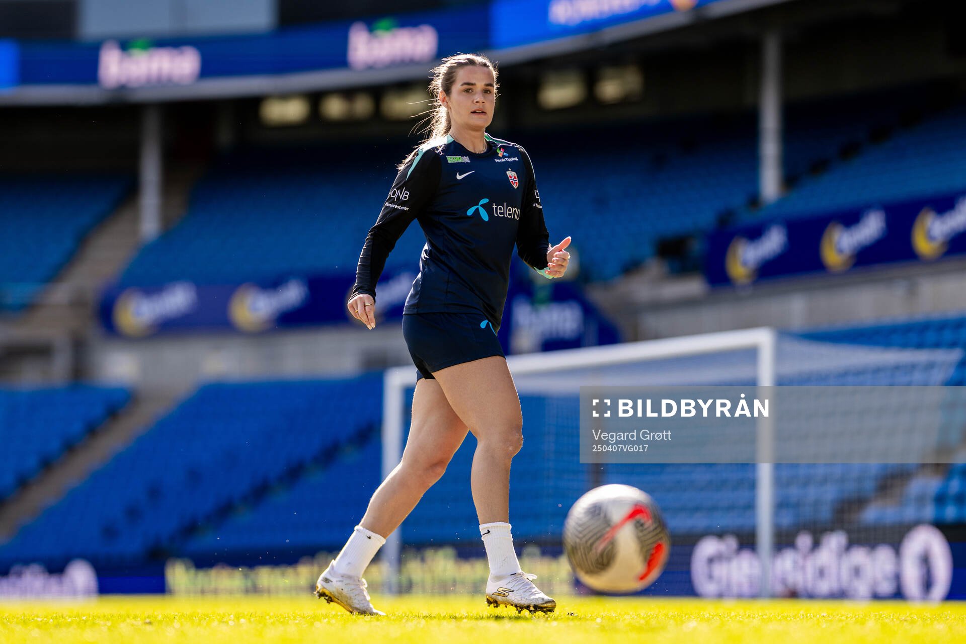 Andrea Norheim of the Norwegian women's national football