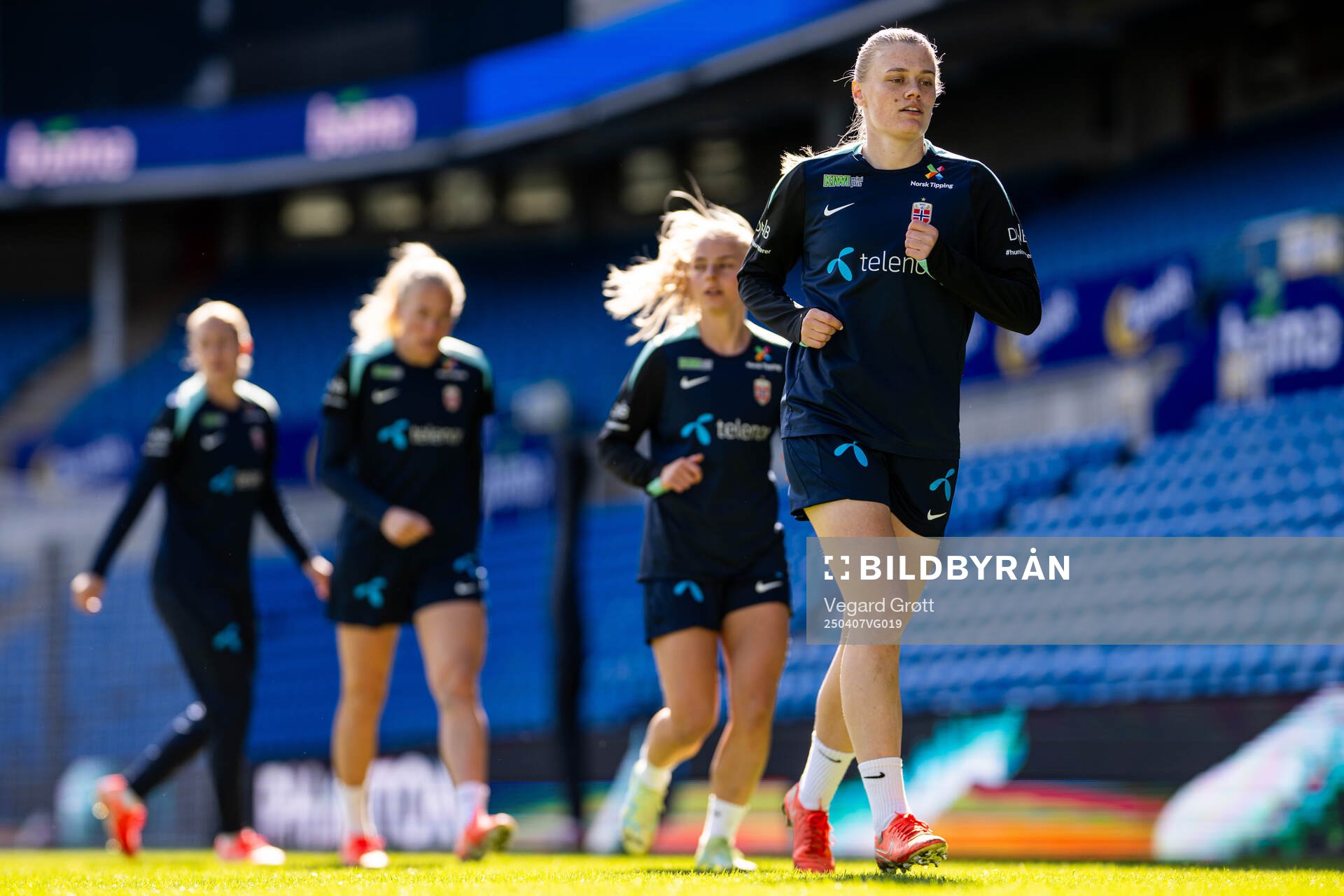 Mathilde Harviken of the Norwegian women's national