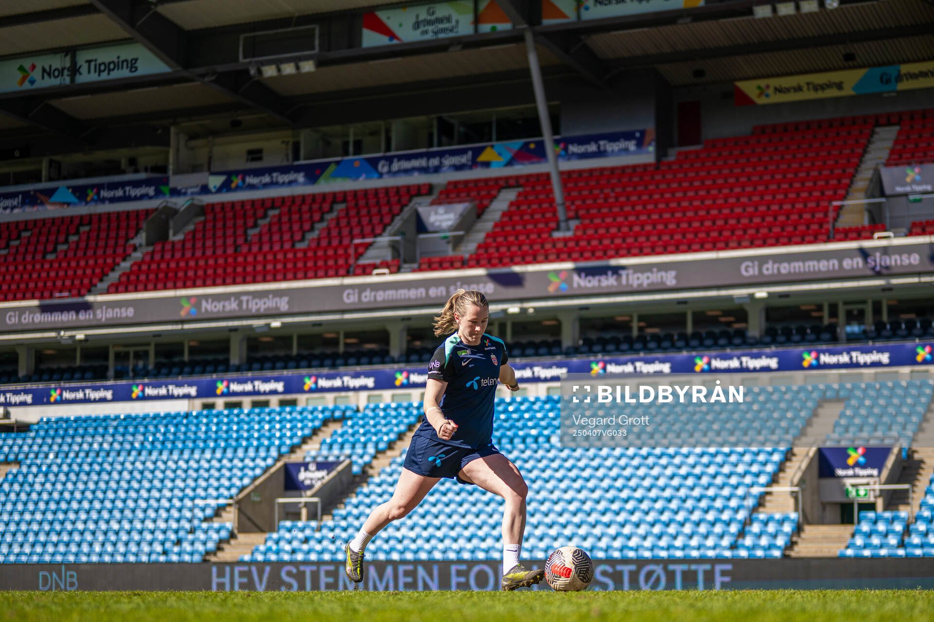 Elisabeth Terland of the Norwegian women's national