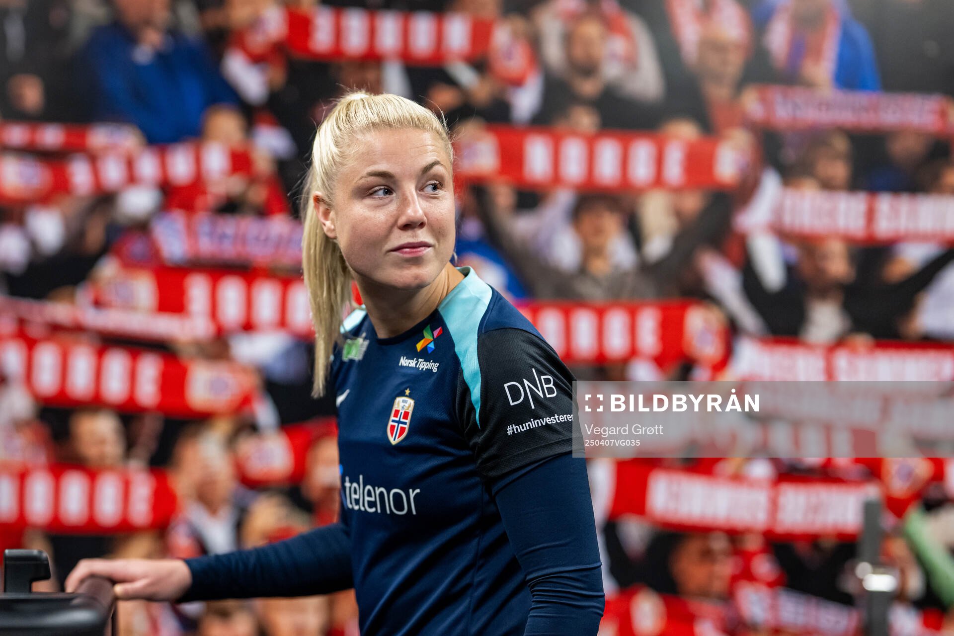 Sophie Román Haug of the Norwegian women's national