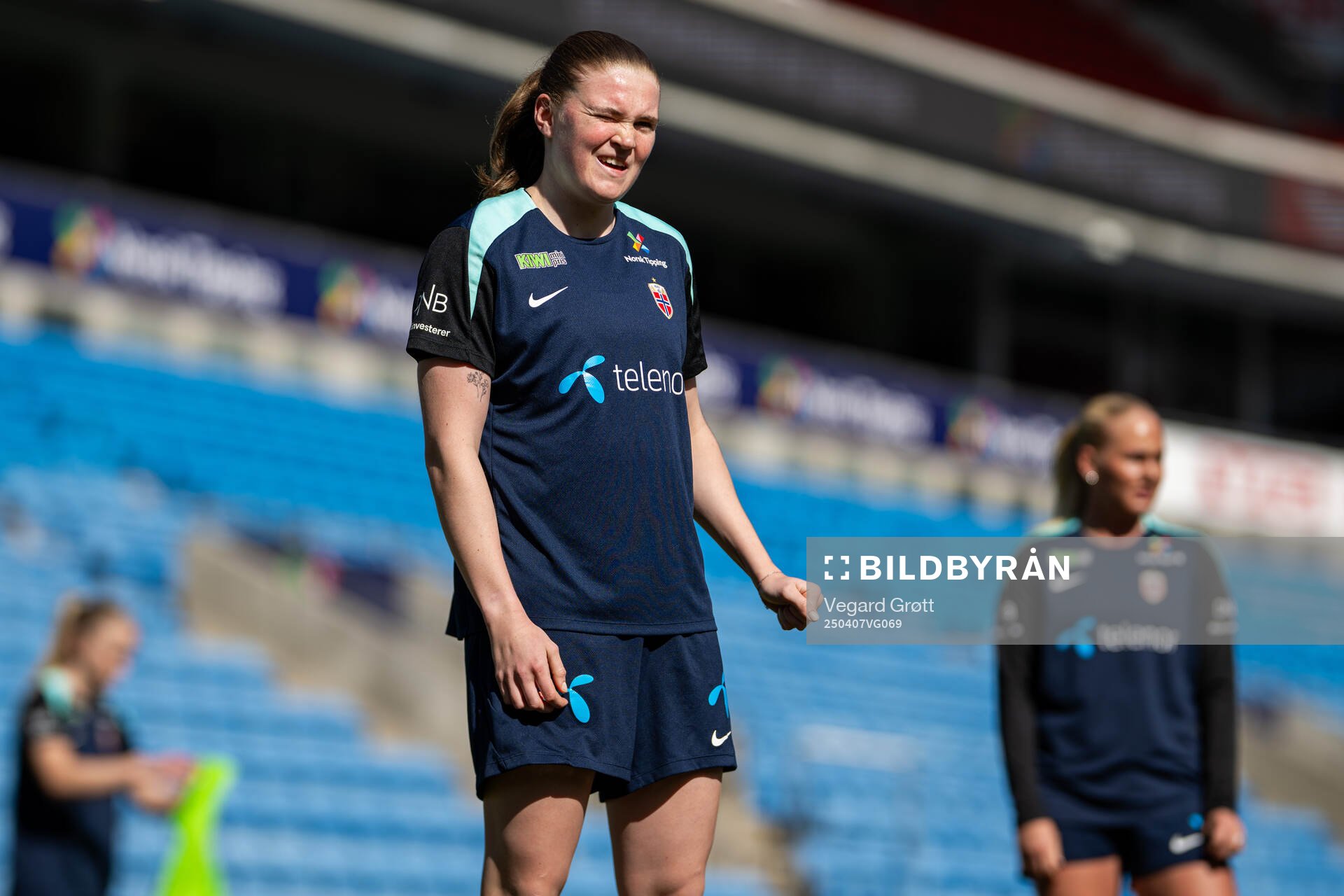Signe Gaupset of the Norwegian women's national football