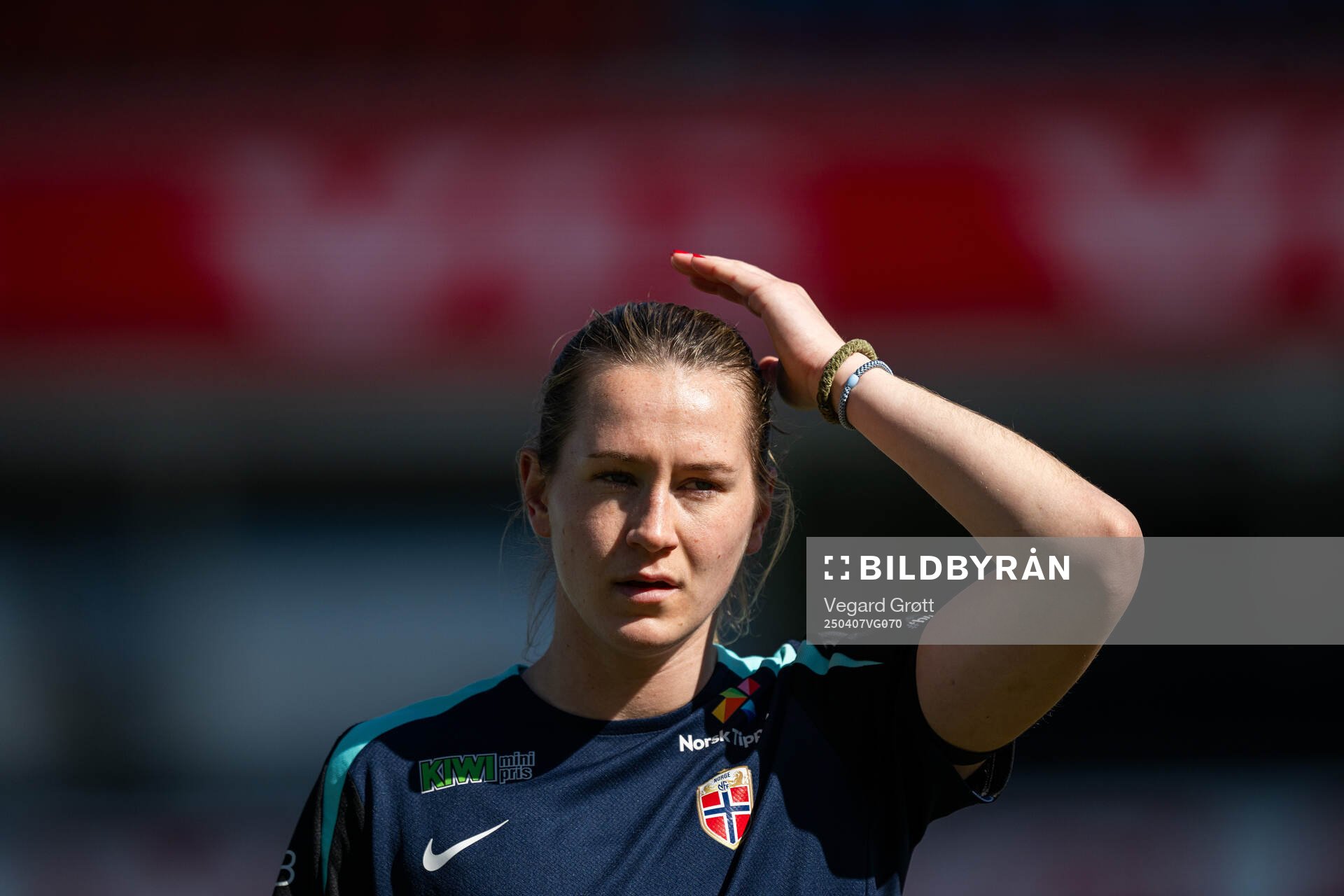 Elisabeth Terland of the Norwegian women's national