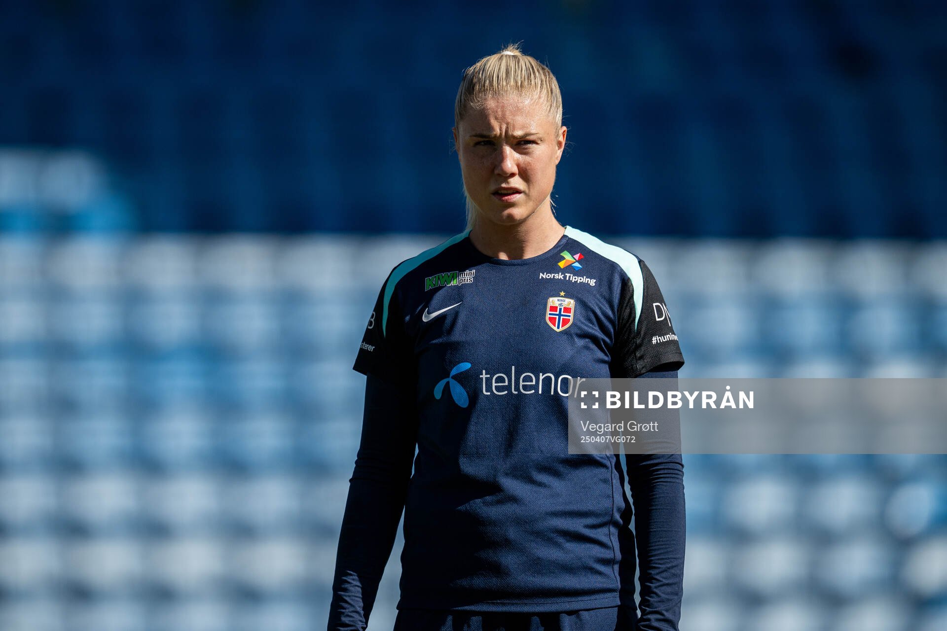 Sophie Román Haug of the Norwegian women's national