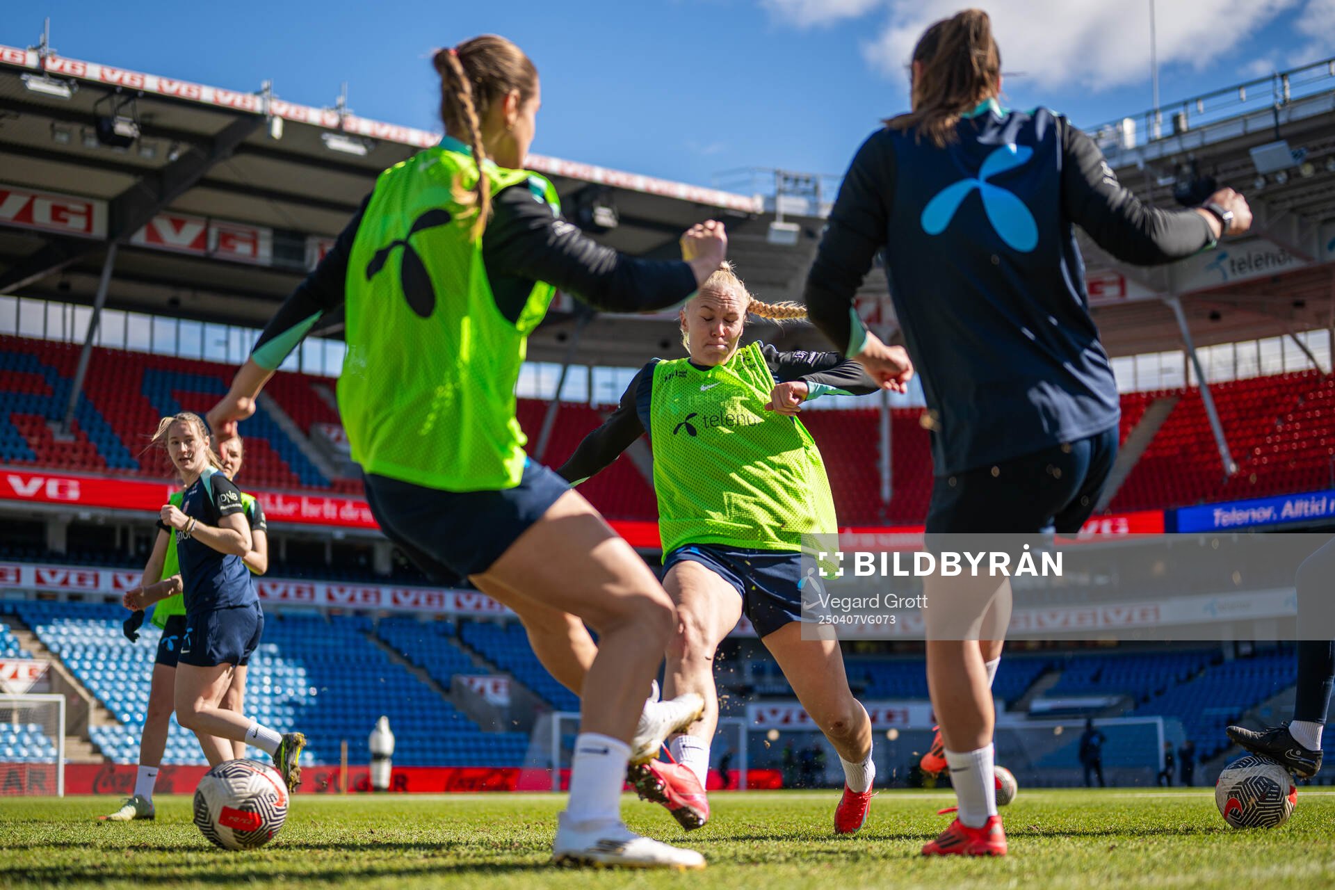 Maria Thorisdottir of the Norwegian women's national