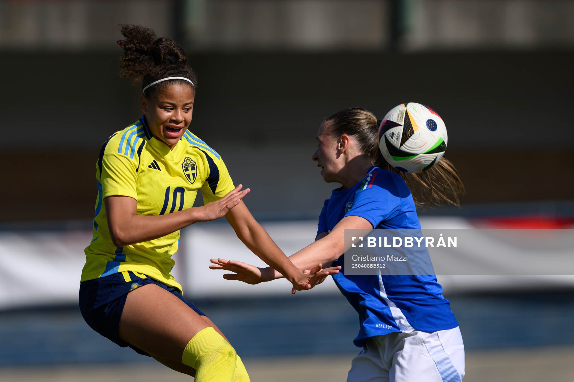 Felicia Schröder of Sweden and Lidia Consolini of Italy