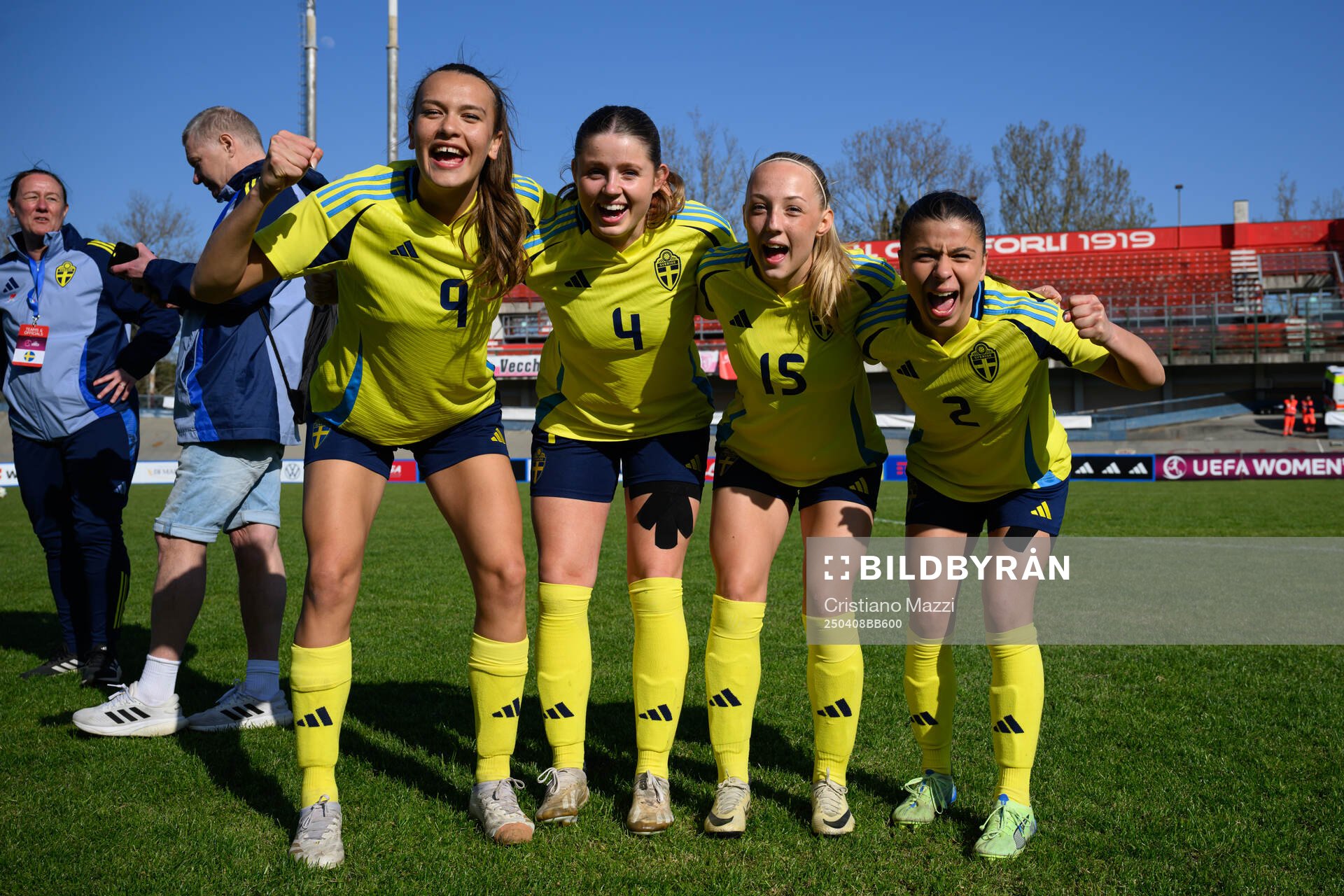 Bianca Hultbäck Nattlands, Emma Holmqvist and Mikaela