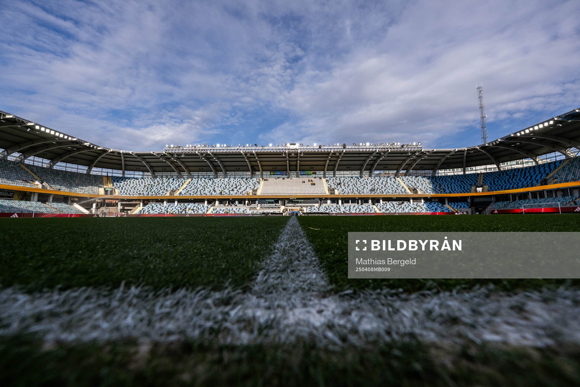 Interior view of Gamla Ullevi stadium ahead fo the UEFA