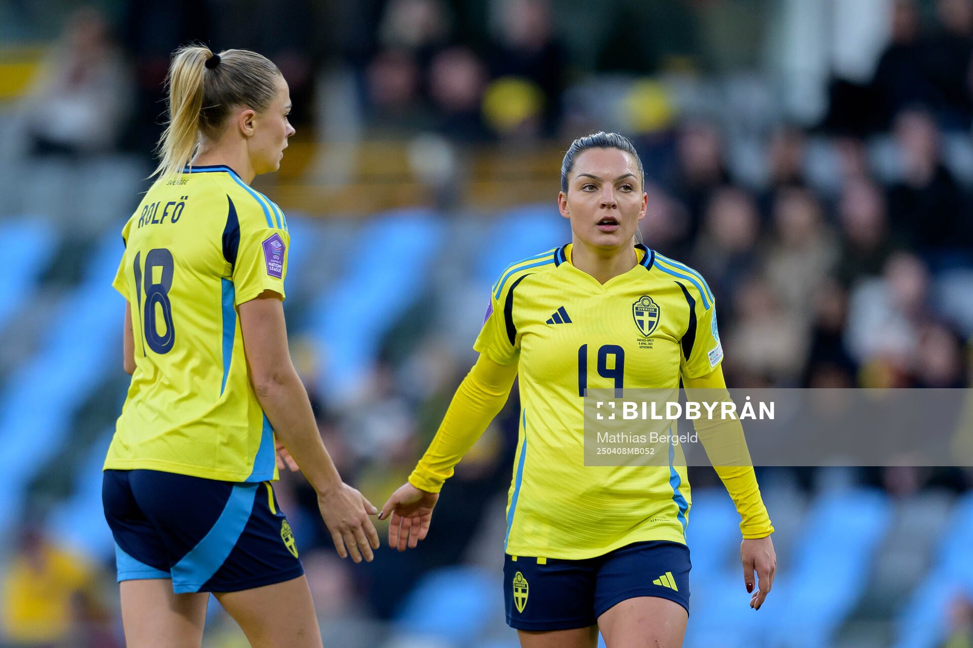Fridolina Rolfö and Johanna Rytting Kaneryd of Sweden