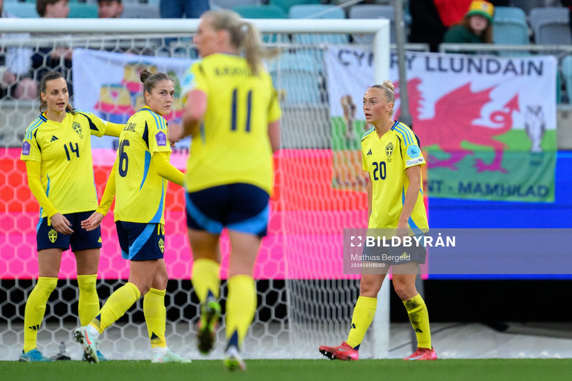 Nathalie Björn , Filippa Angeldahl and Hanna Bennison of