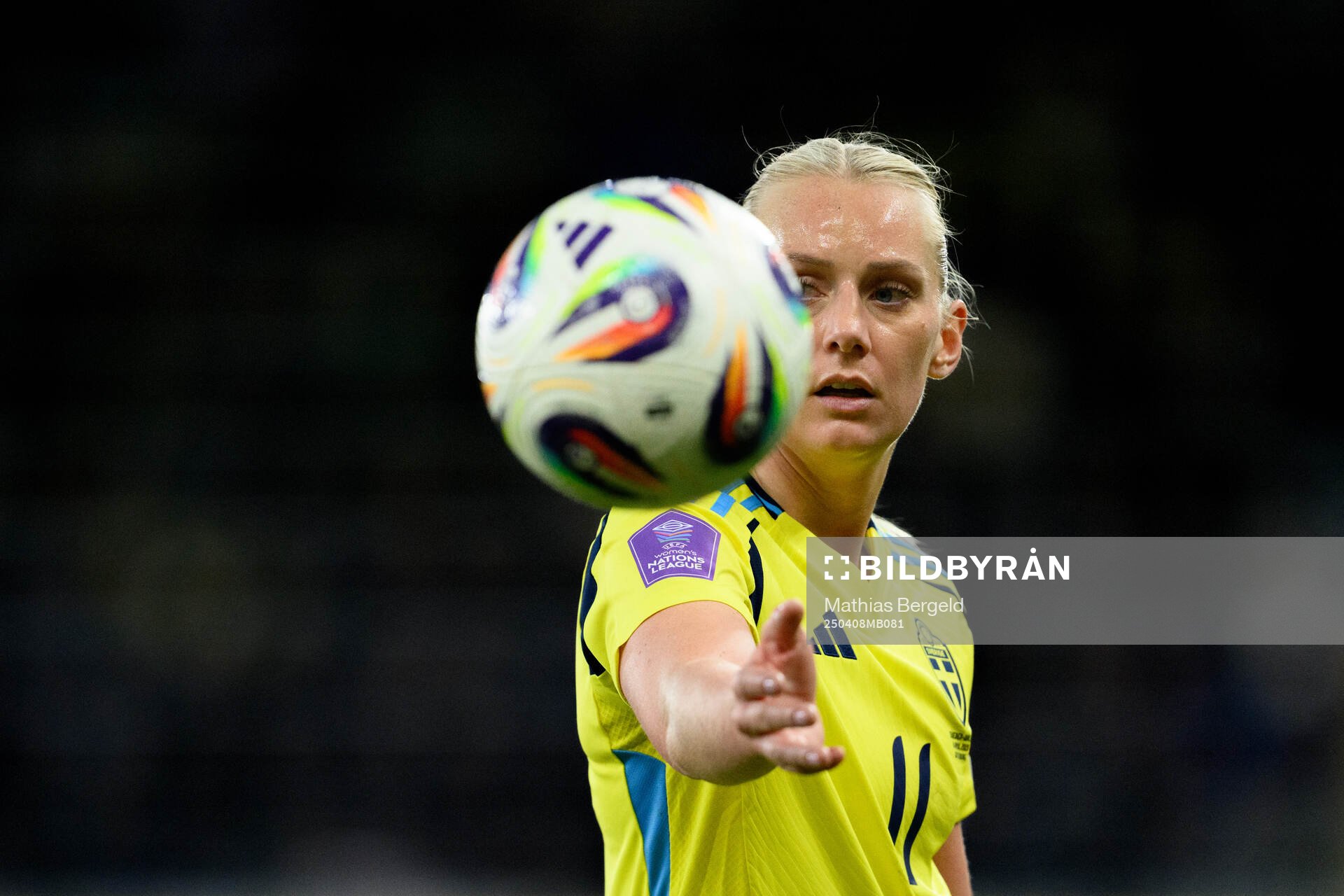 Stina Blackstenius of Sweden