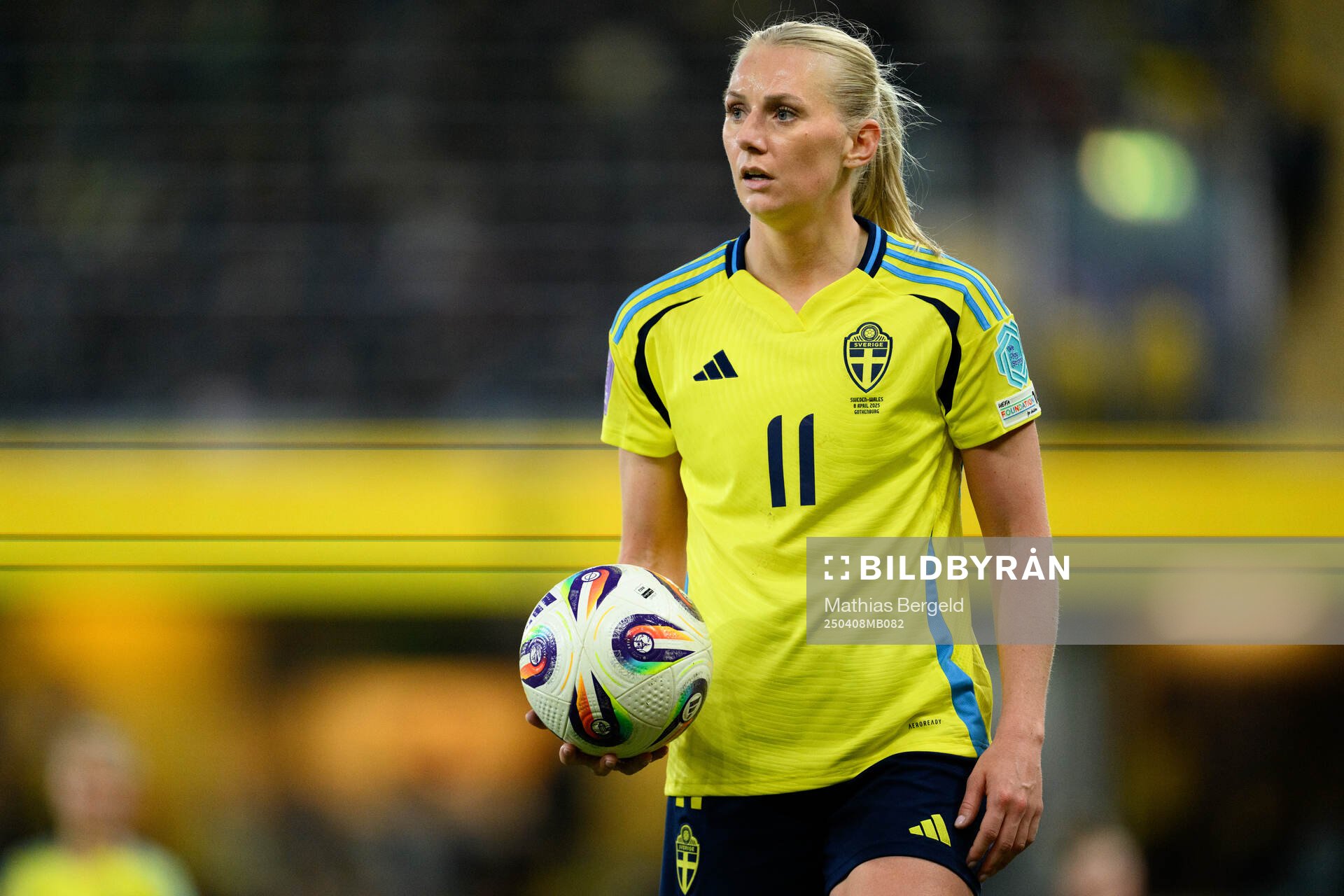 Stina Blackstenius of Sweden