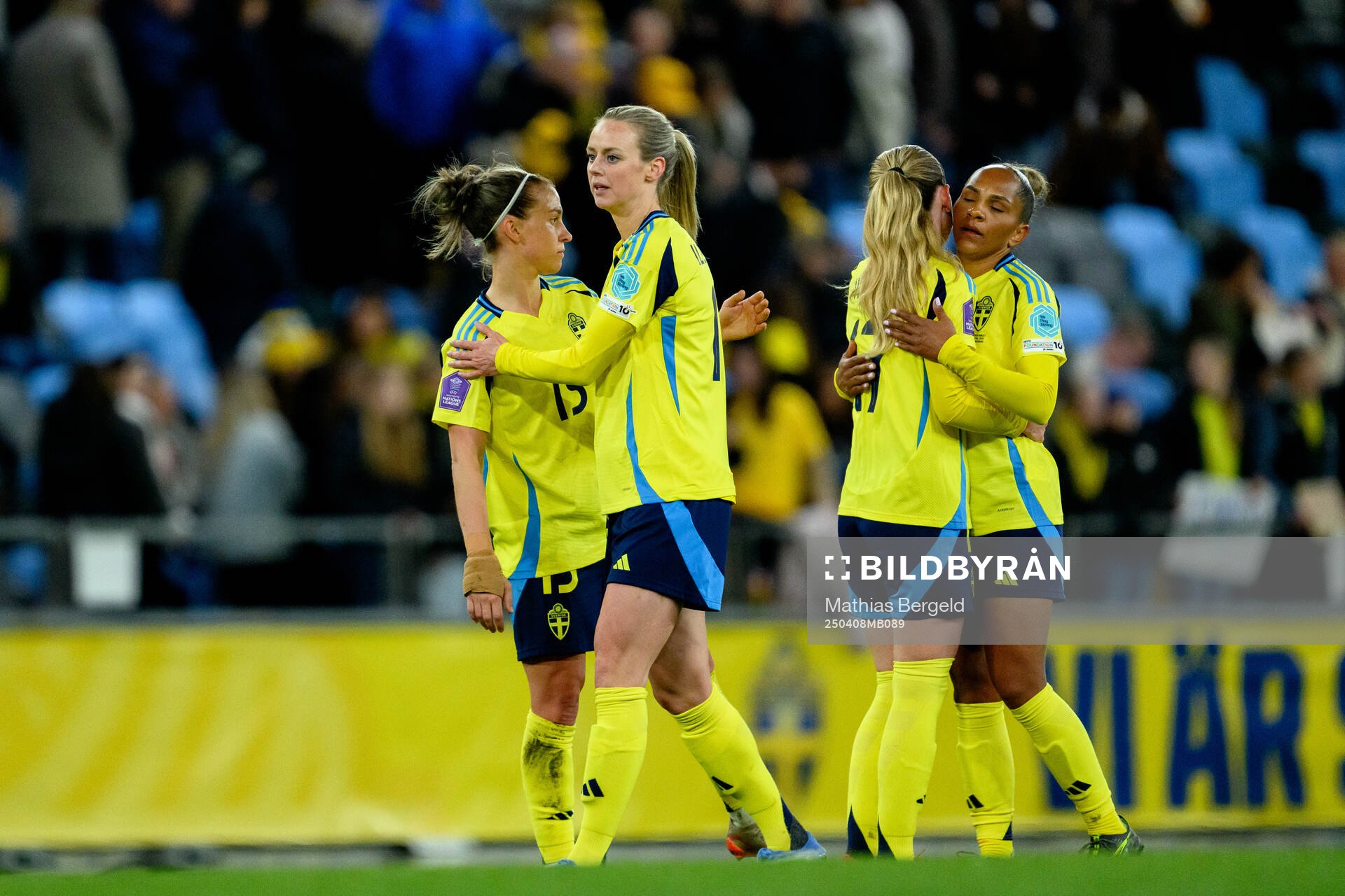 Julia Zigiotti Olme , Amanda Ilestedt , Matilda Vinberg and