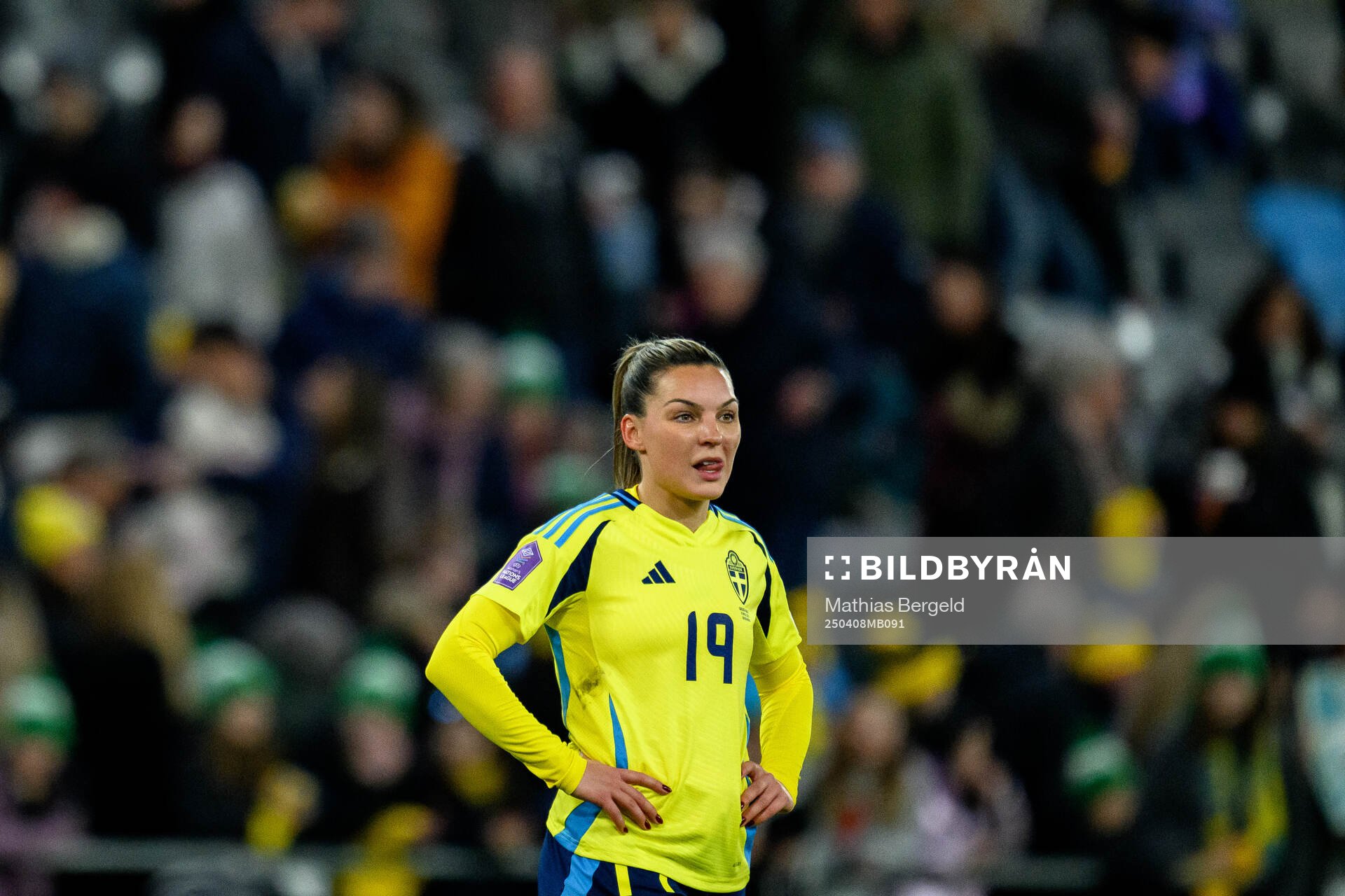 Johanna Rytting Kaneryd of Sweden looks dejected