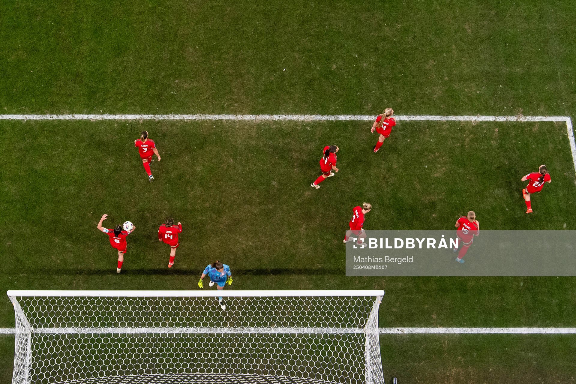 Goalkeeper Safia Middleton-Patel of Wales looks dejected