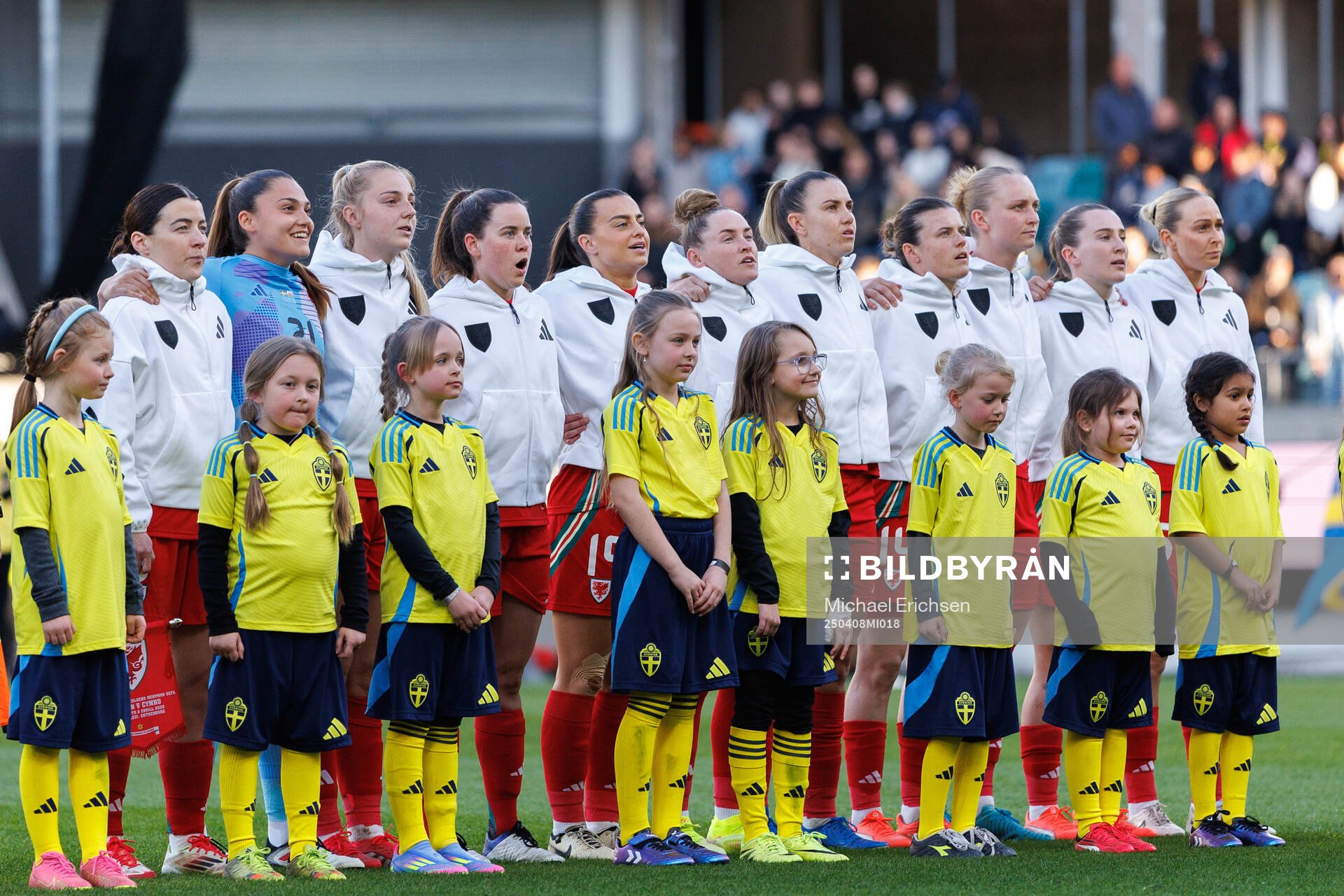 Lineup of Wales