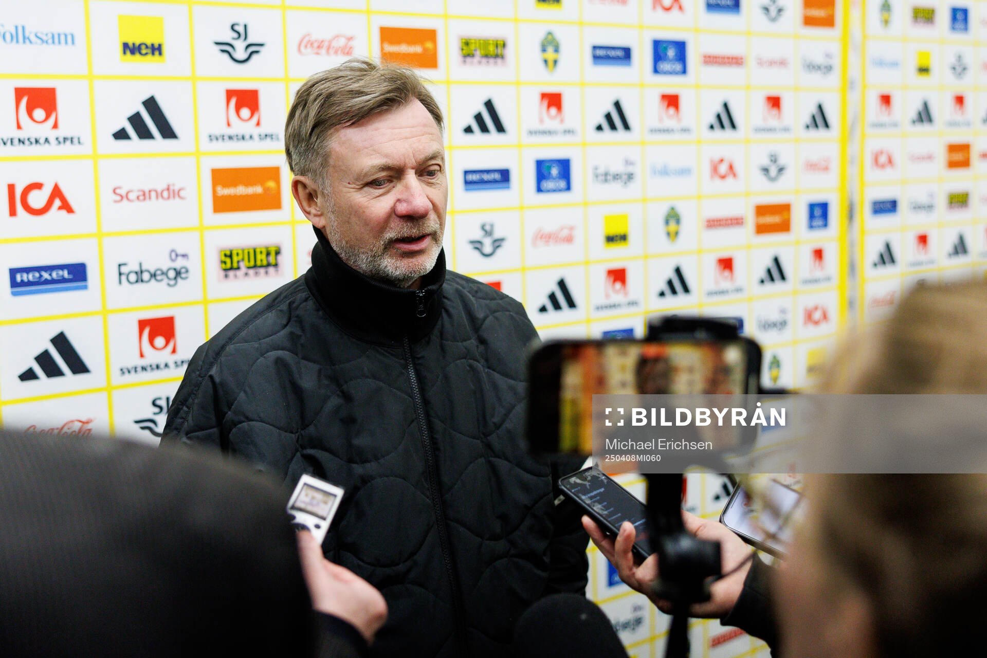 Head coach Peter Gerhardsson of Sweden
