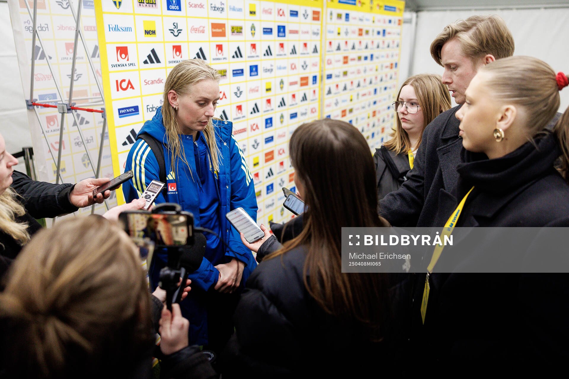 Stina Blackstenius of Sweden