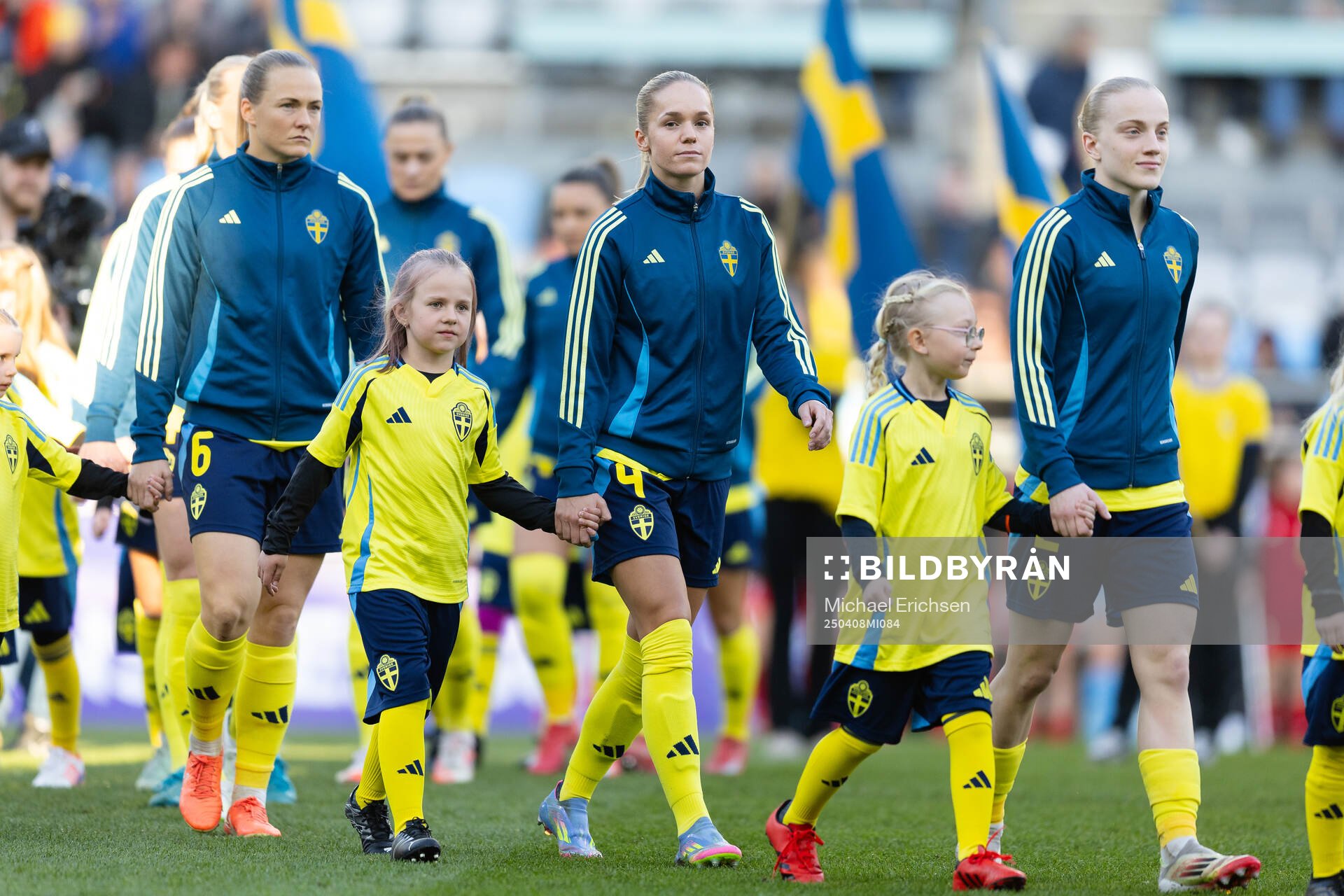 Magdalena Eriksson, Hanna Lundkvist and Anna Sandberg