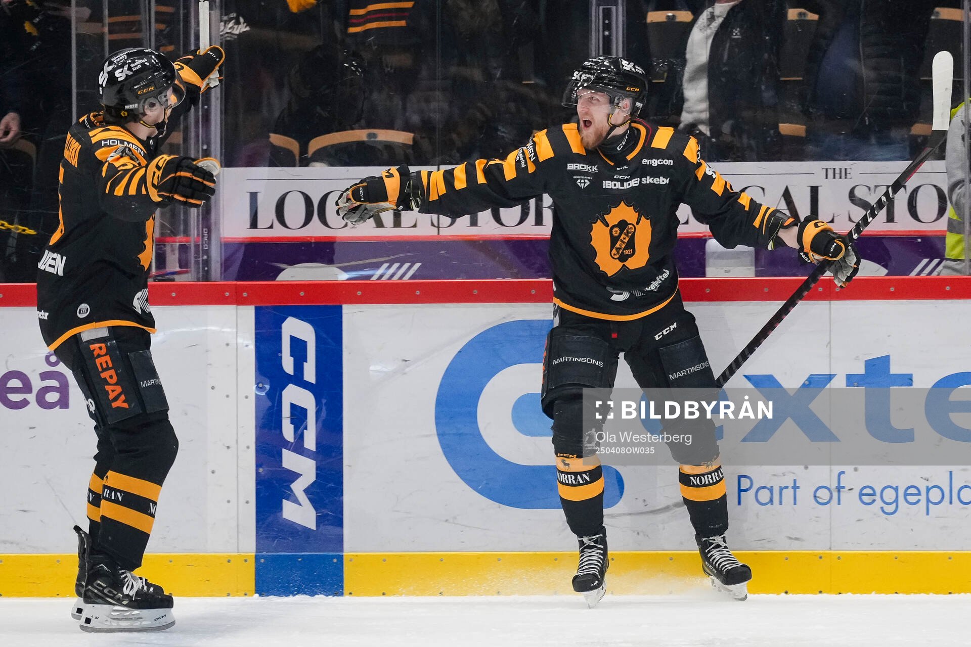 Skellefteås Axel Sandin Pellikka och Jonathan Davidsson