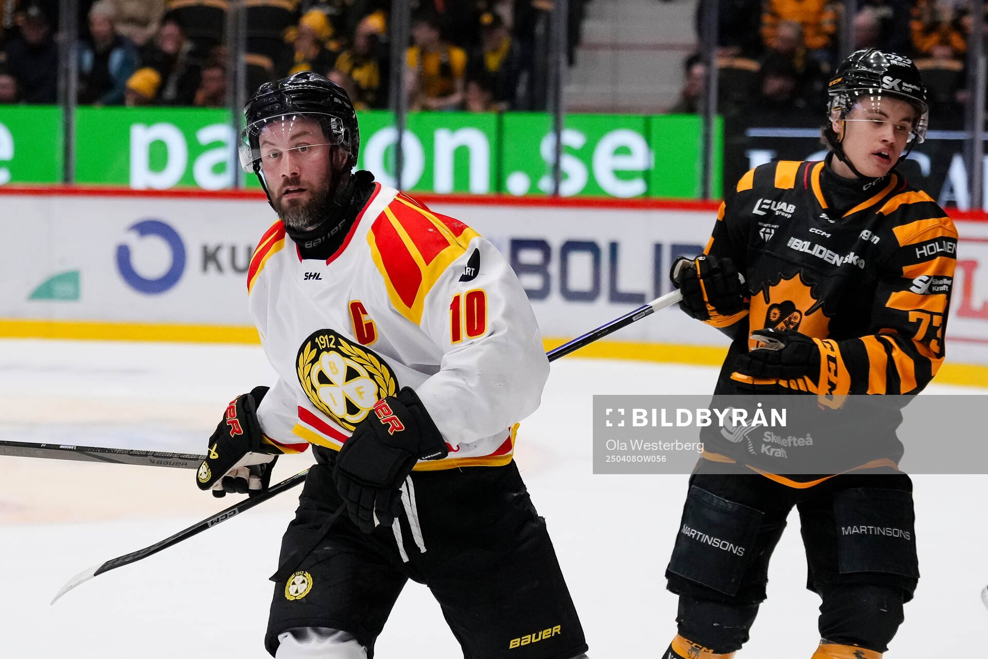 Brynäs Johan Larsson och Skellefteås Viggo Nordlund