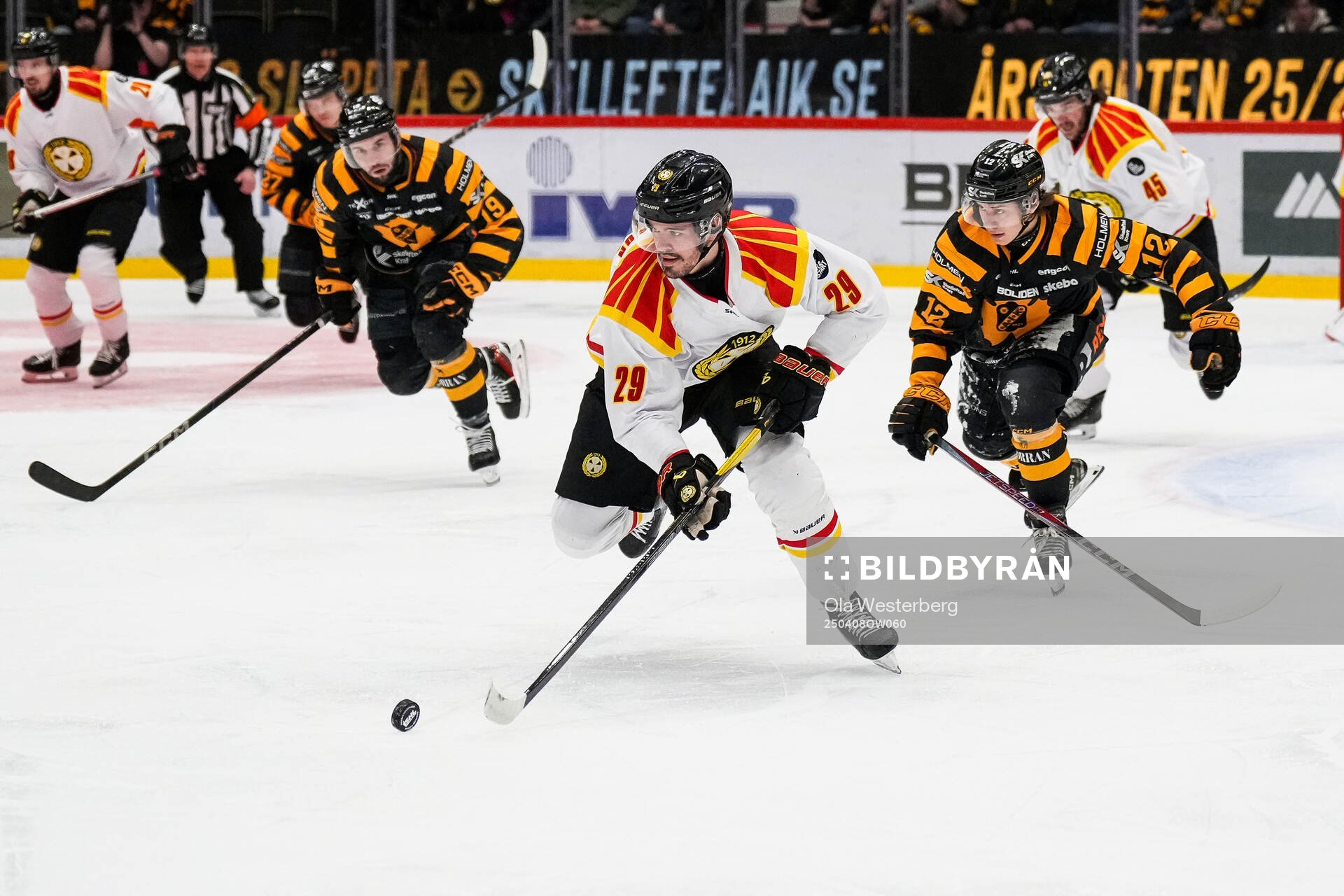 Brynäs Axel Andersson och Skellefteås Valter Lindberg