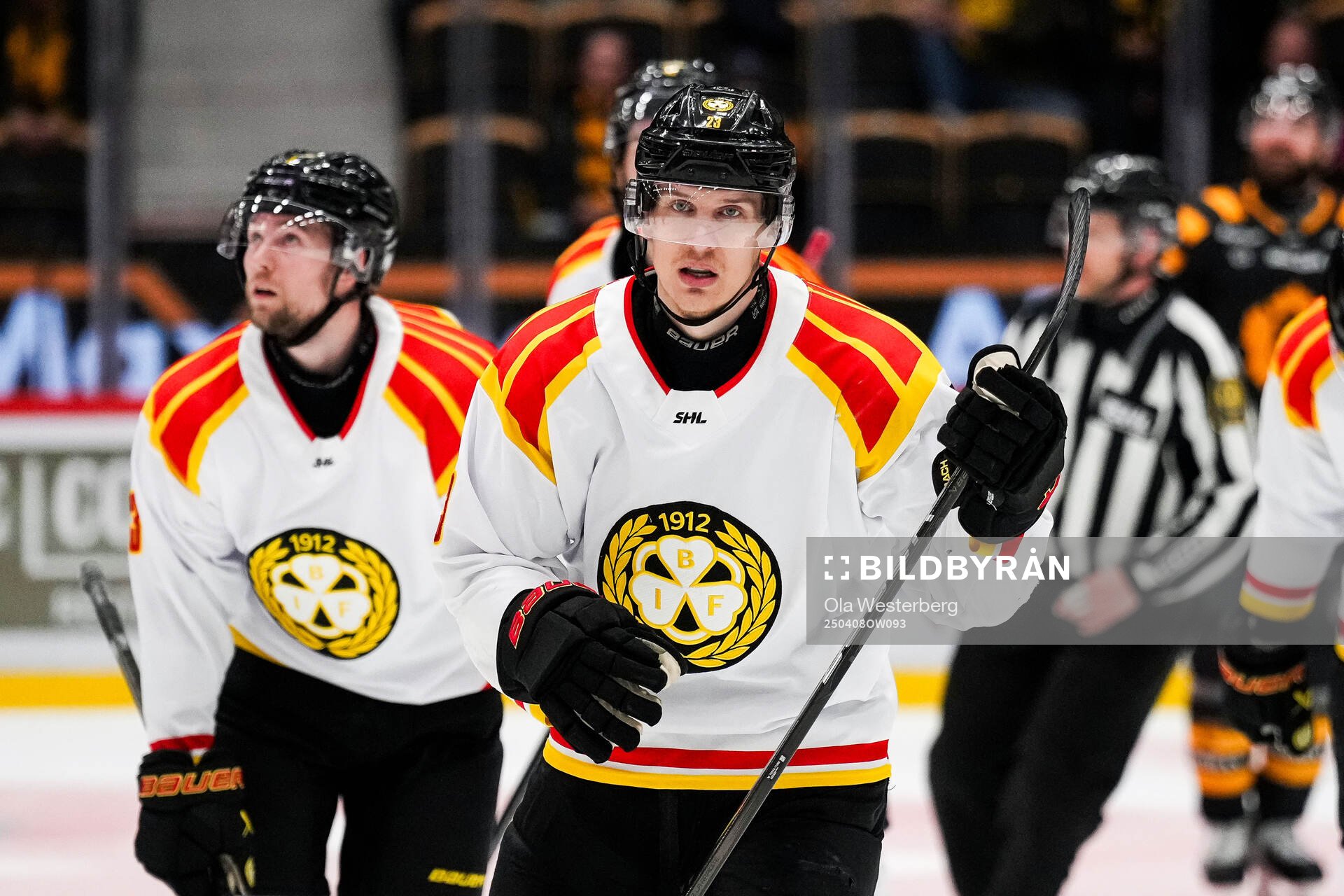 Brynäs Oskar Lindblom jublar