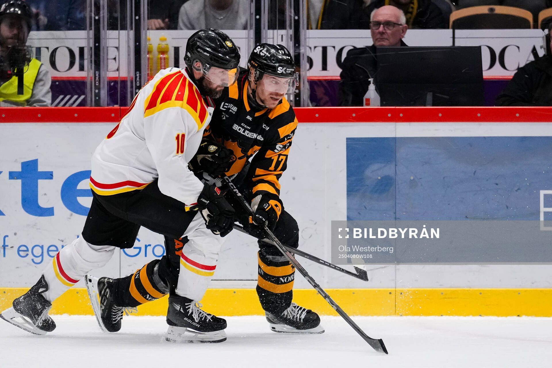 Brynäs Johan Larsson och Skellefteås Pär Lindholm