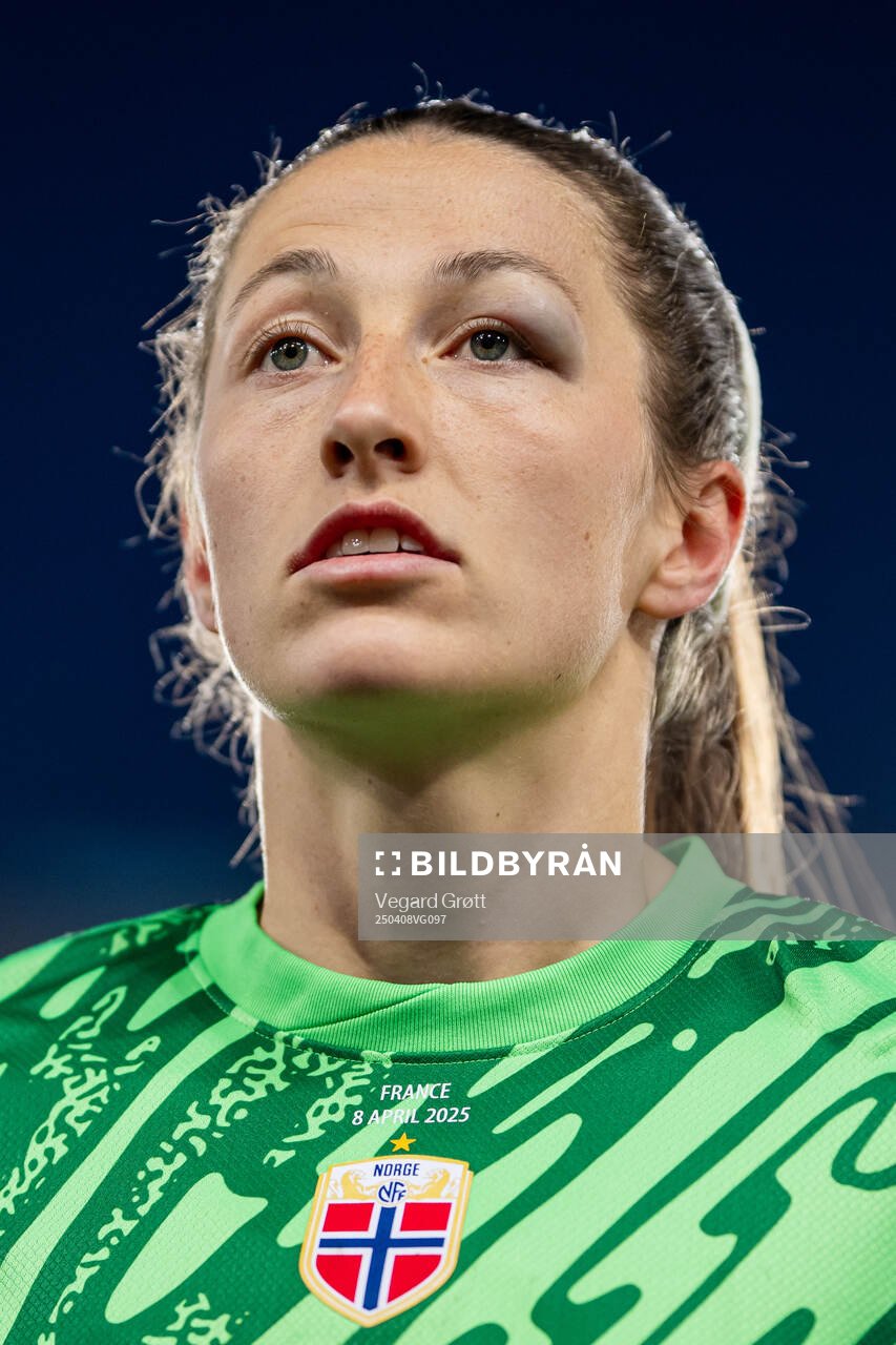Goalkeeper Cecilie Fiskerstrand of Norway