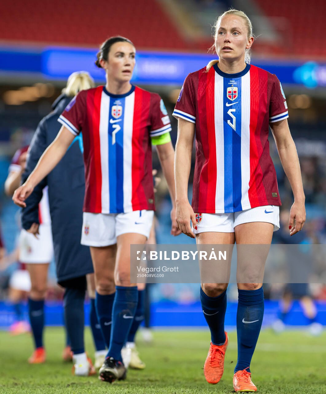 Ingrid Syrstad Engen and Guro Bergsvand of Norway