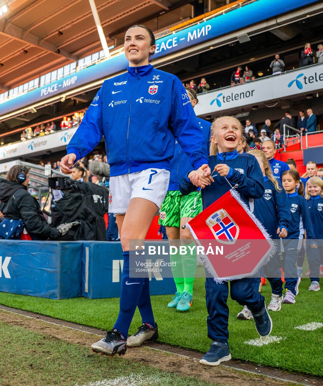during the UEFA Women’s Nations League football match