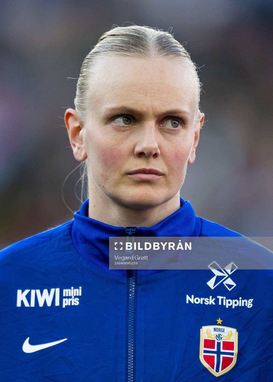 Karina Sævik of Norway line up