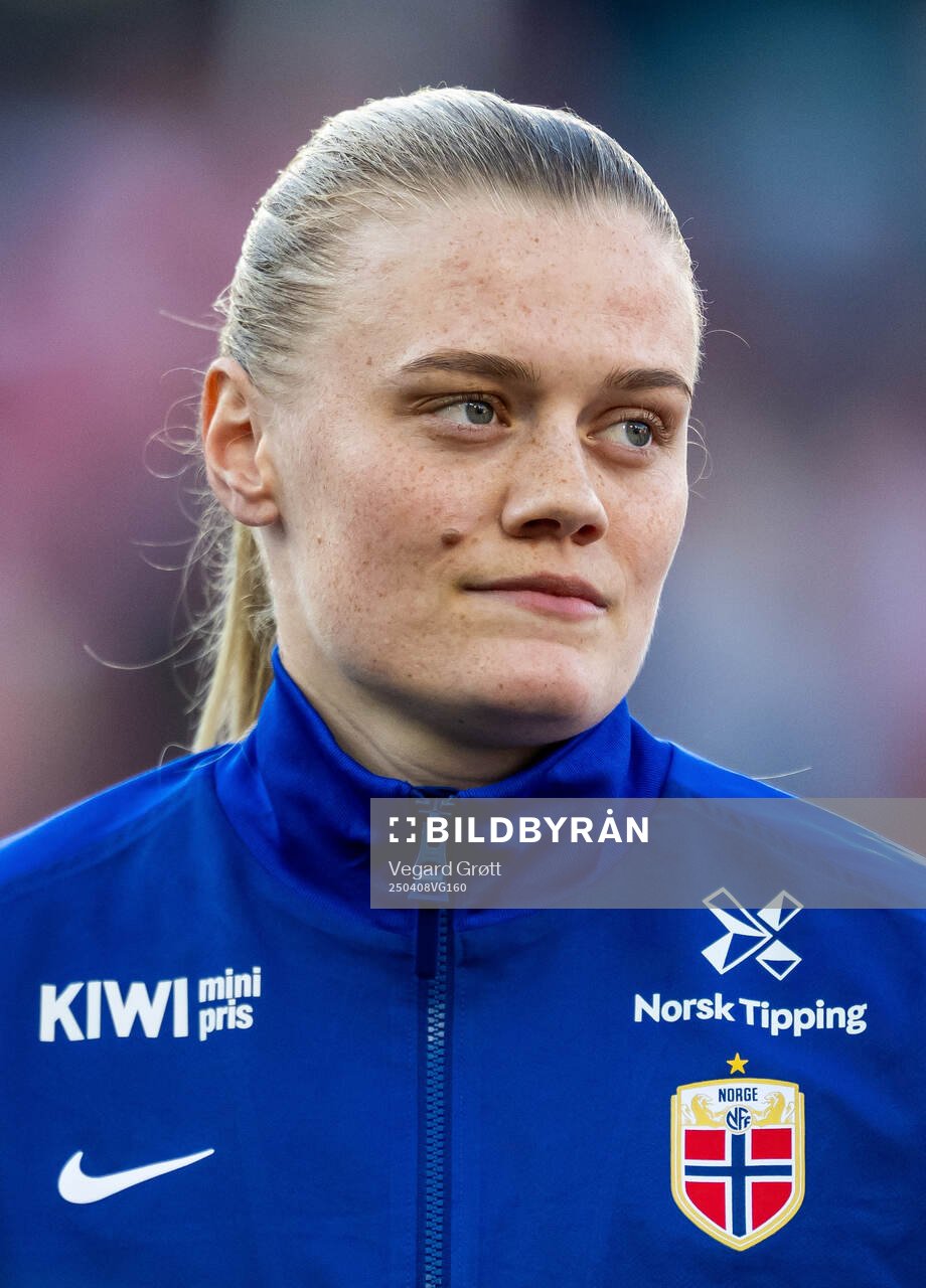 Mathilde Harviken of Norway line up