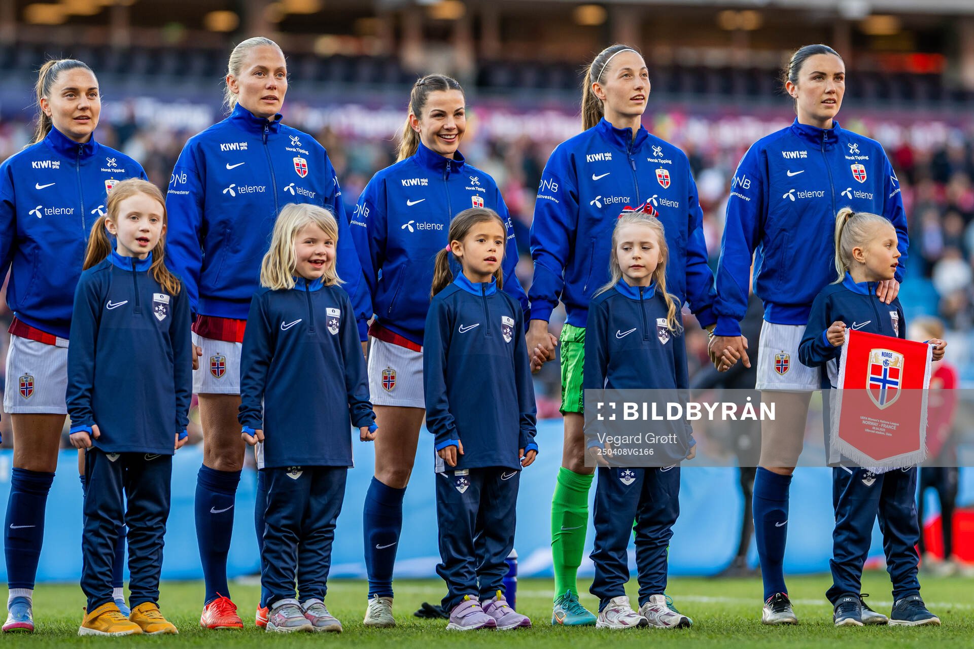 Vilde Bøe Risa, Guro Bergsvand, Tuva Hansen, goalkeeper