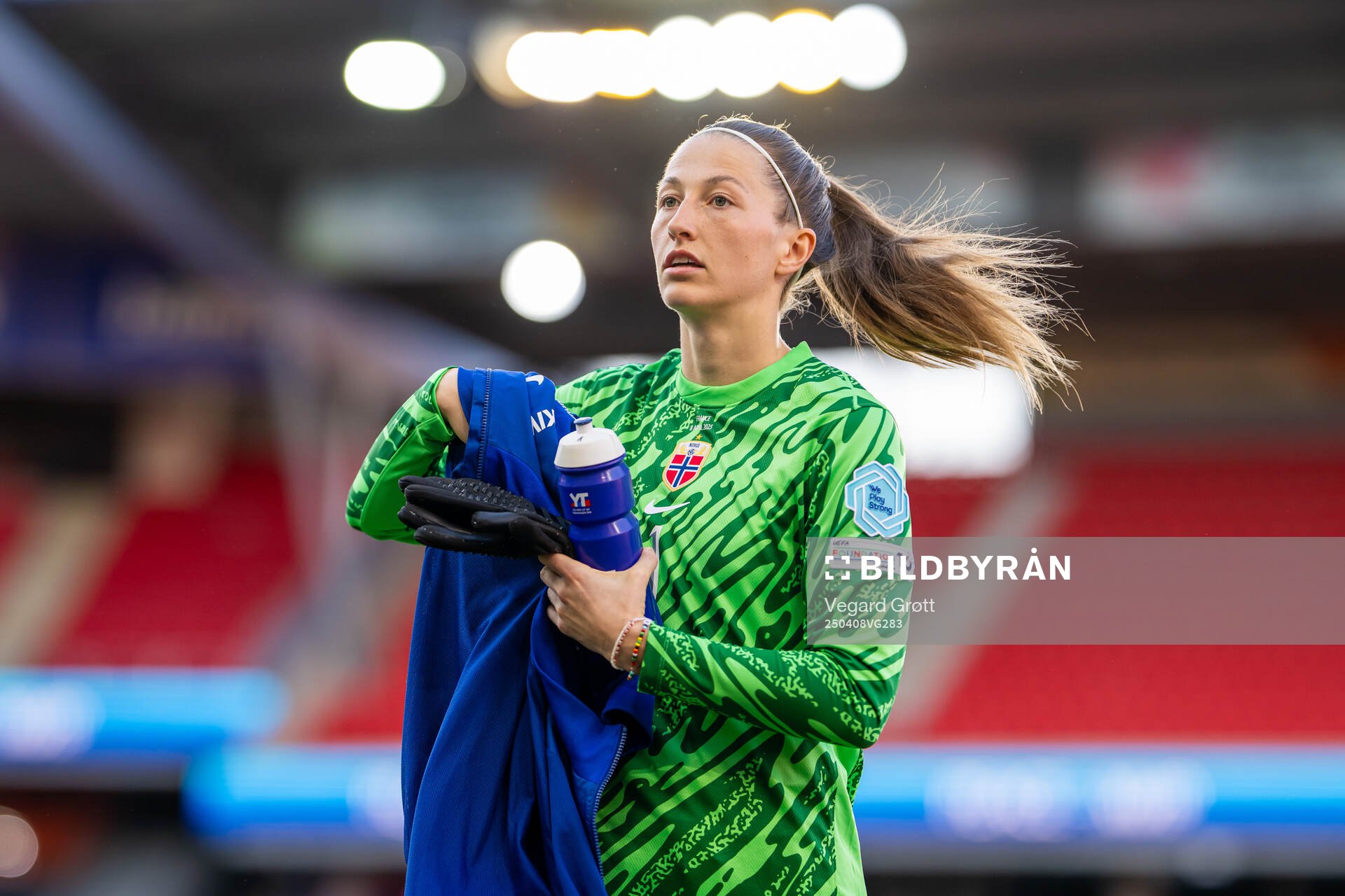 Goalkeeper Cecilie Fiskerstrand of Norway