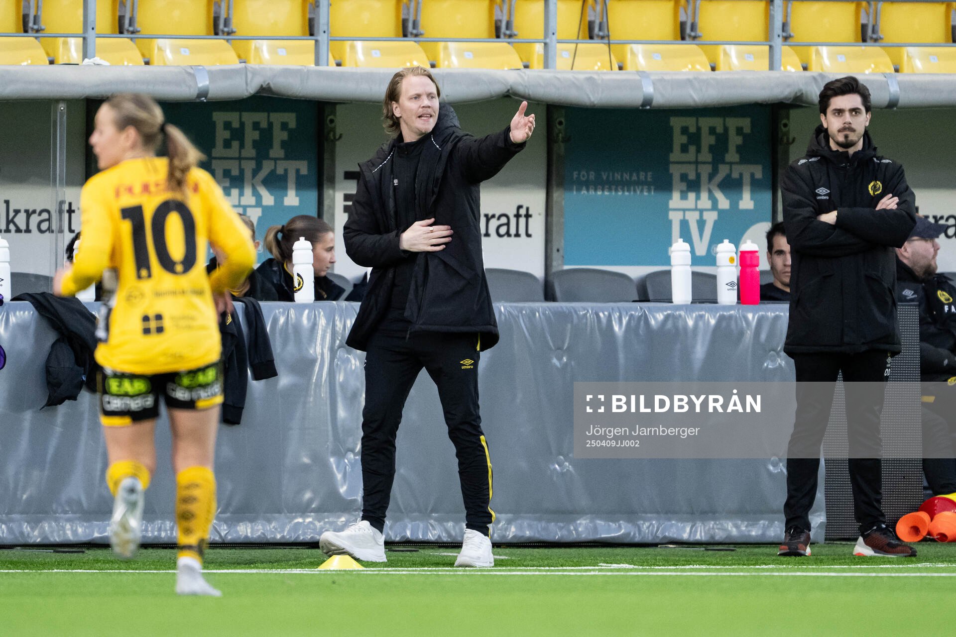 Elfsborgs tränare Klas Karlsson och assisterande tränare