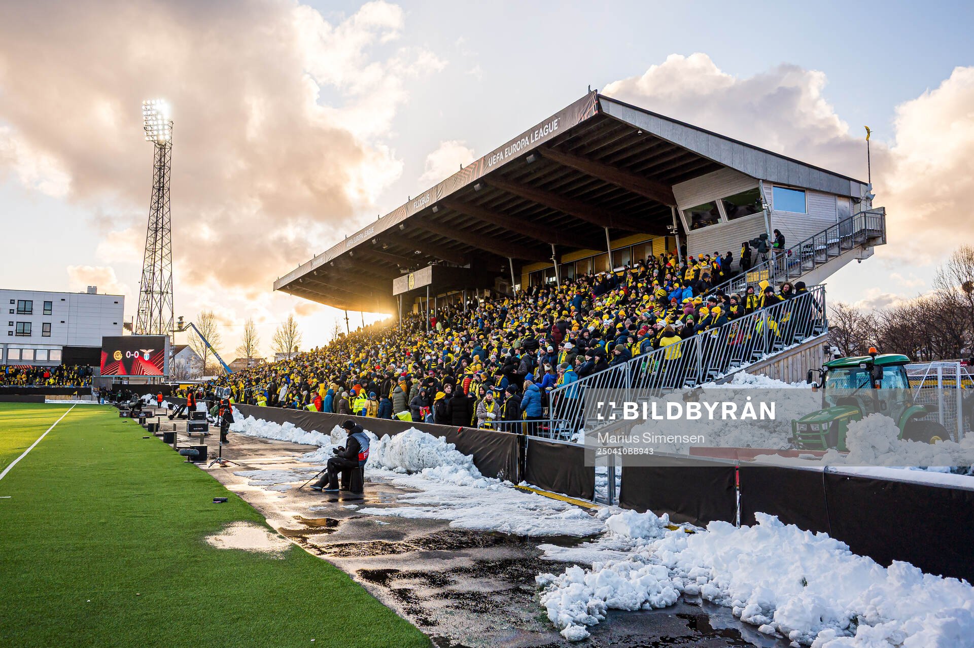 Spectators at Aspmyra Stadion