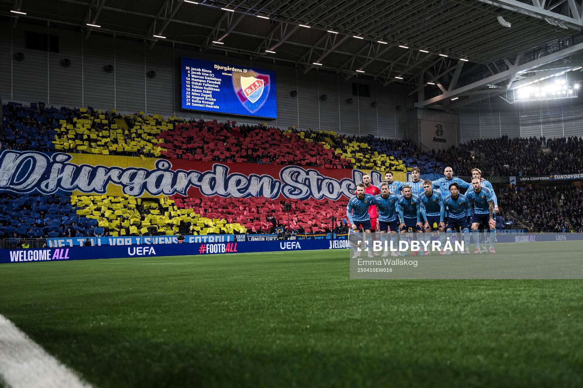 The starting eleven of Djurgården