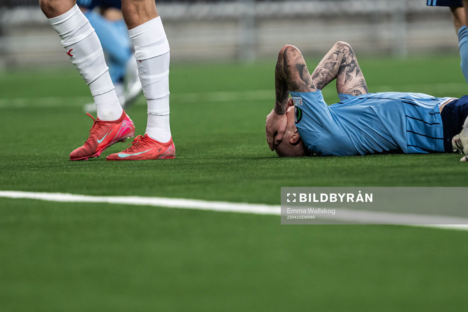 Adam Ståhl of Djurgården looks dejected